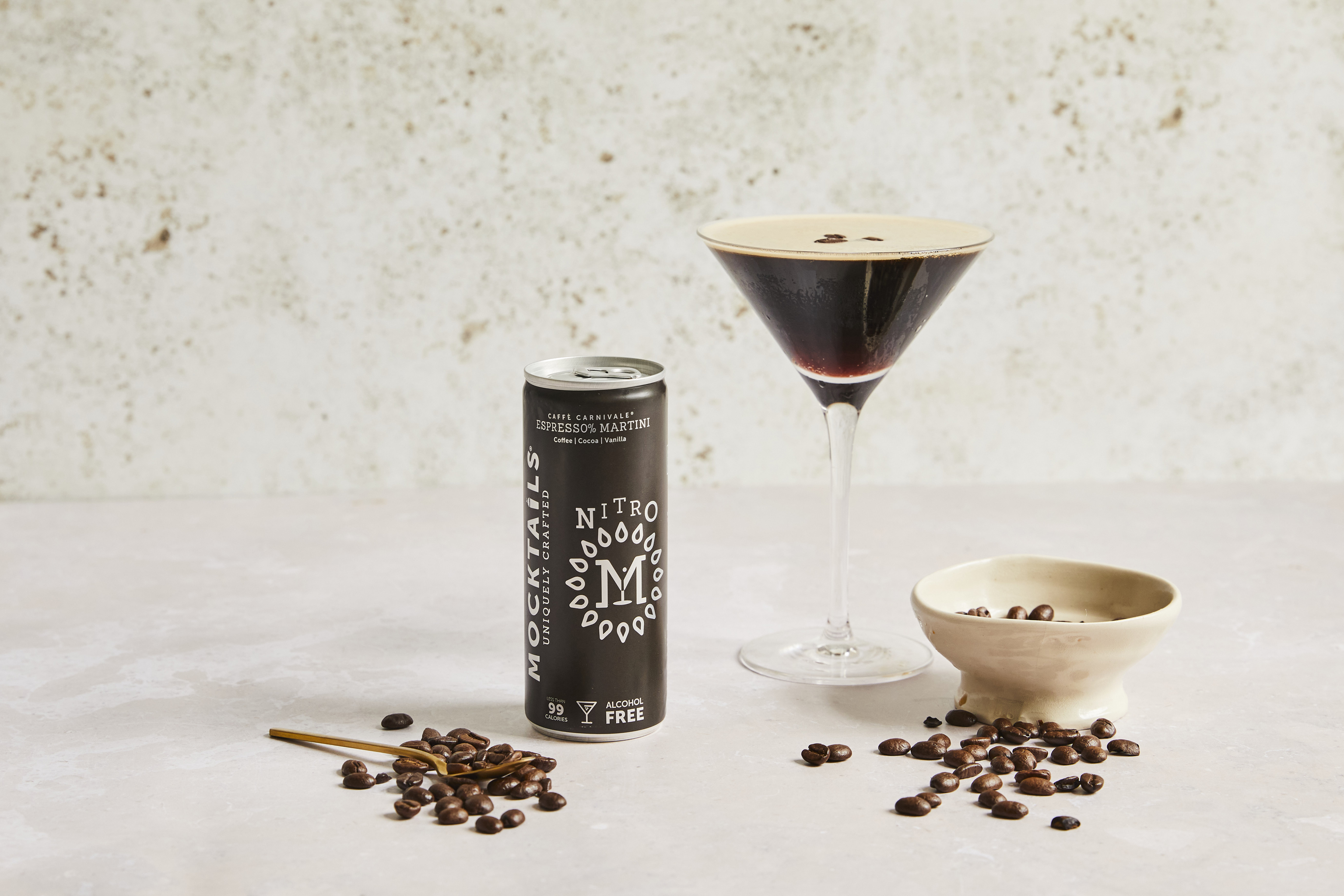 Caffé Carnivale Espresso 0% Martini Nitro Cans, 12 Pack, £29.99, Mocktails