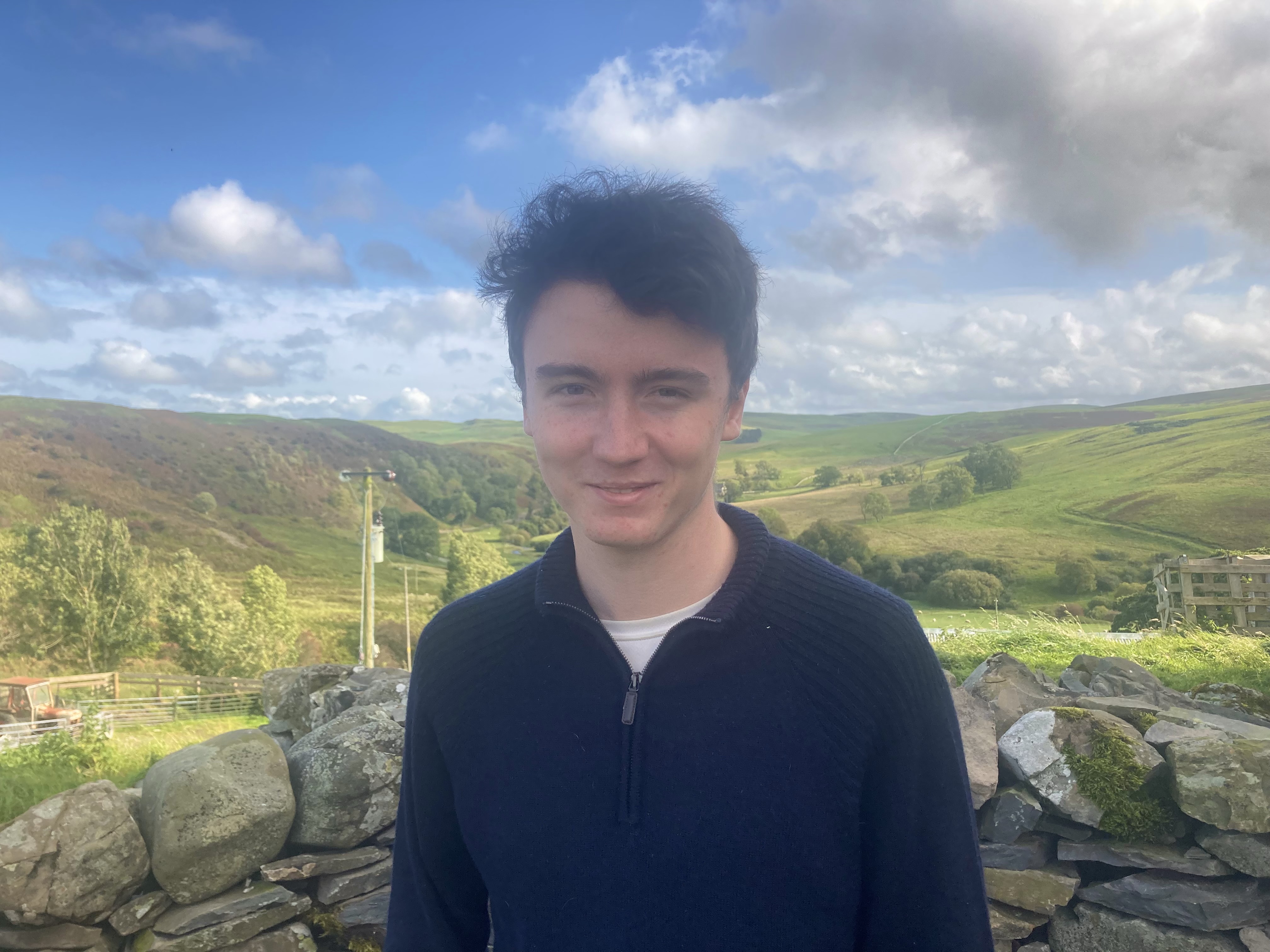 Cameron Welsh, 20, from the Scottish Borders, is to begin reading history and politics at Cambridge’s Homerton College after completing the pre-degree course. (Cambridge University/ PA)