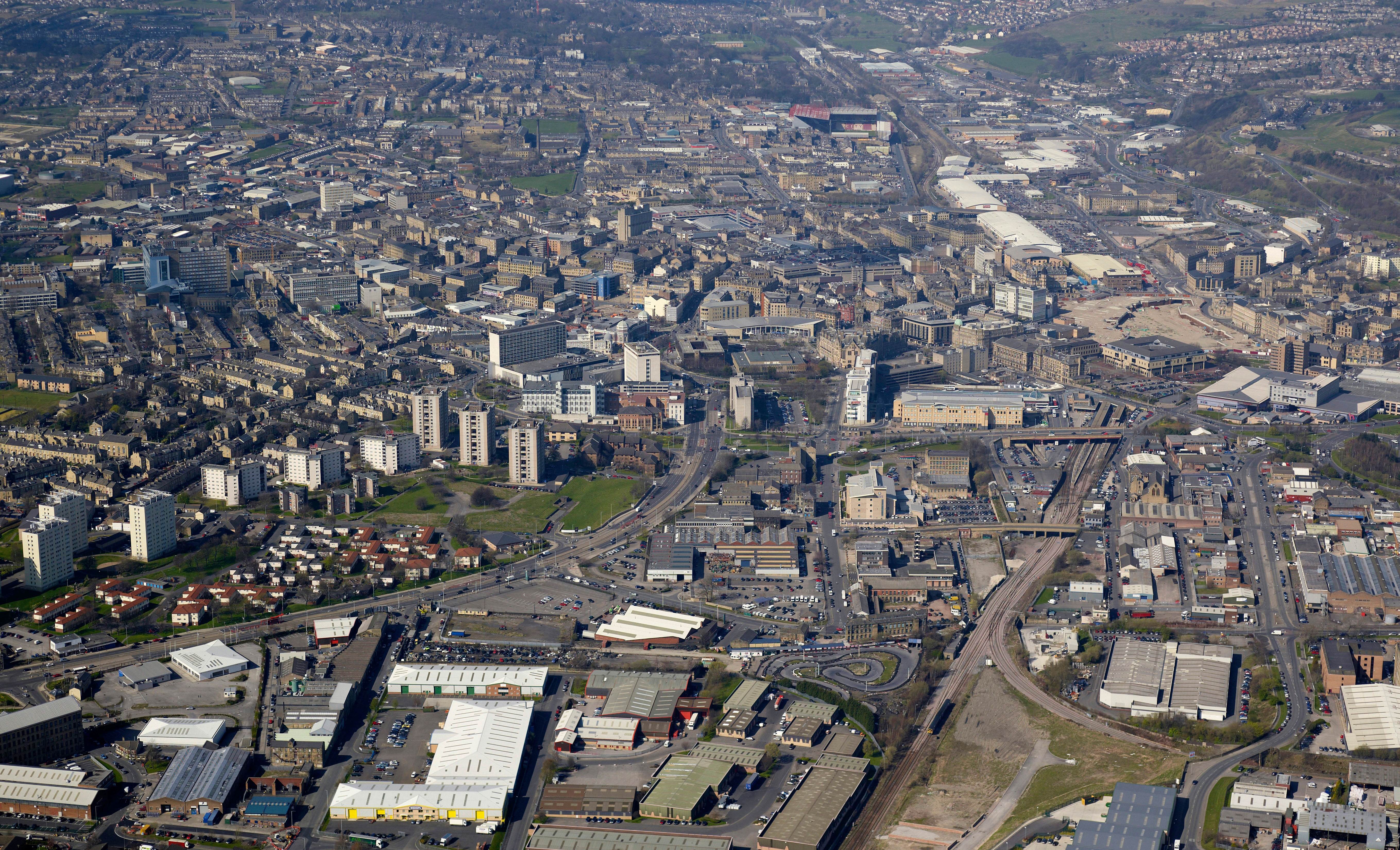 Bradford from the air