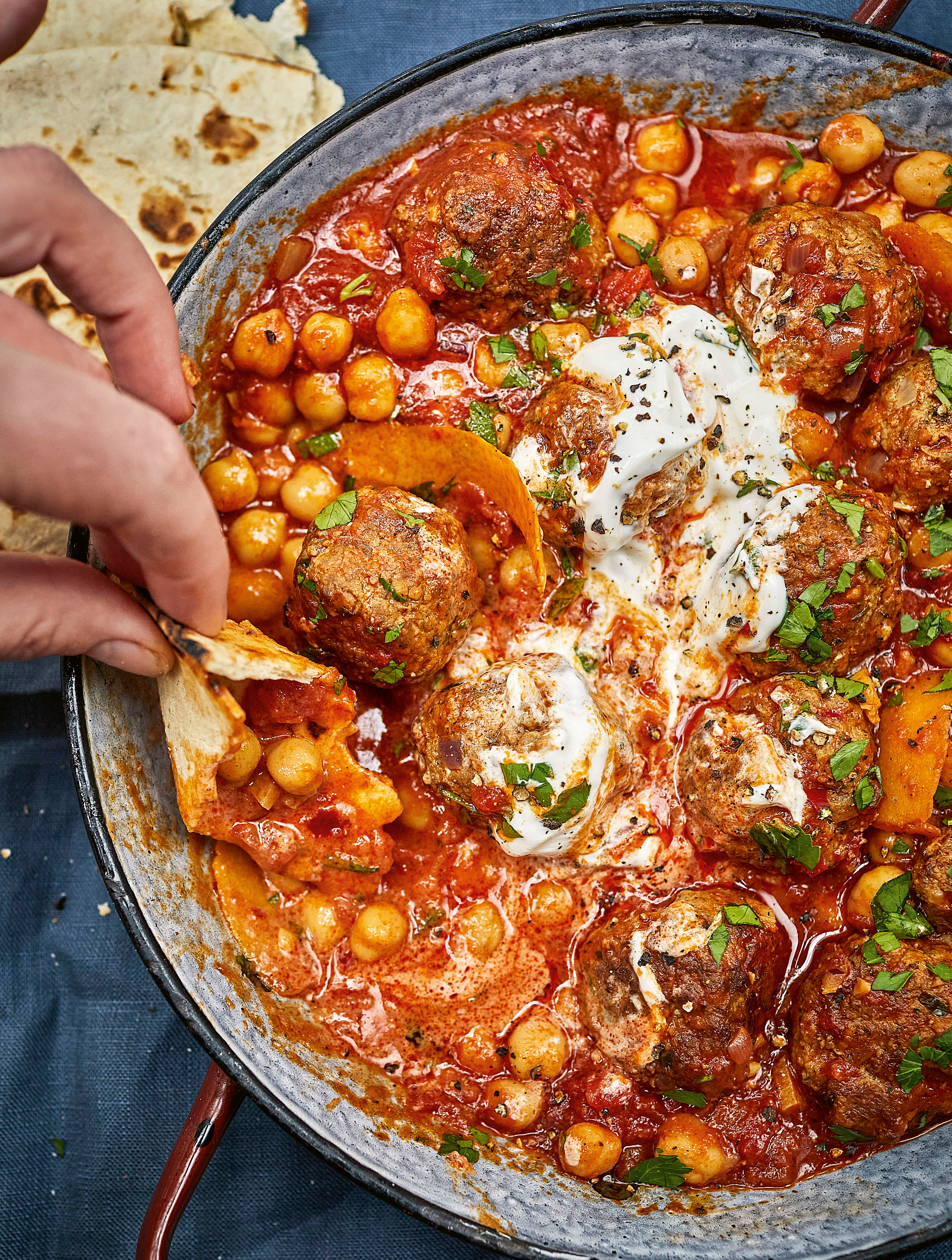 One-pot Moroccan-style meatballs from Home Kitchen 