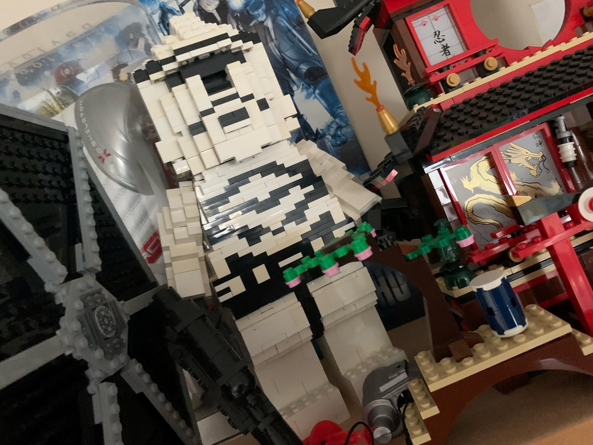A Lego Star Wars figure
