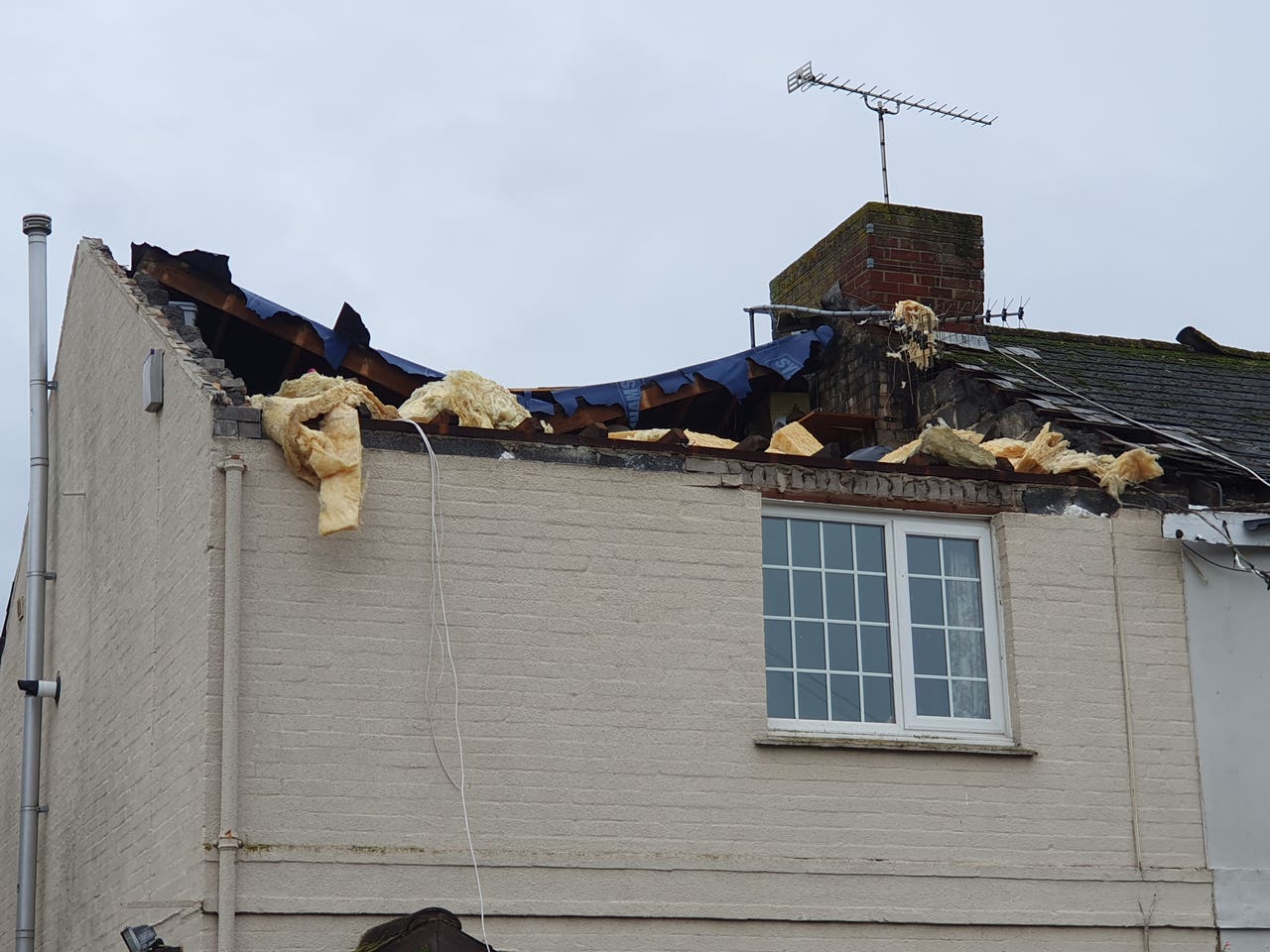 Flood alerts as heavy rain sweeps in after ‘tornado’ hits south coast ...