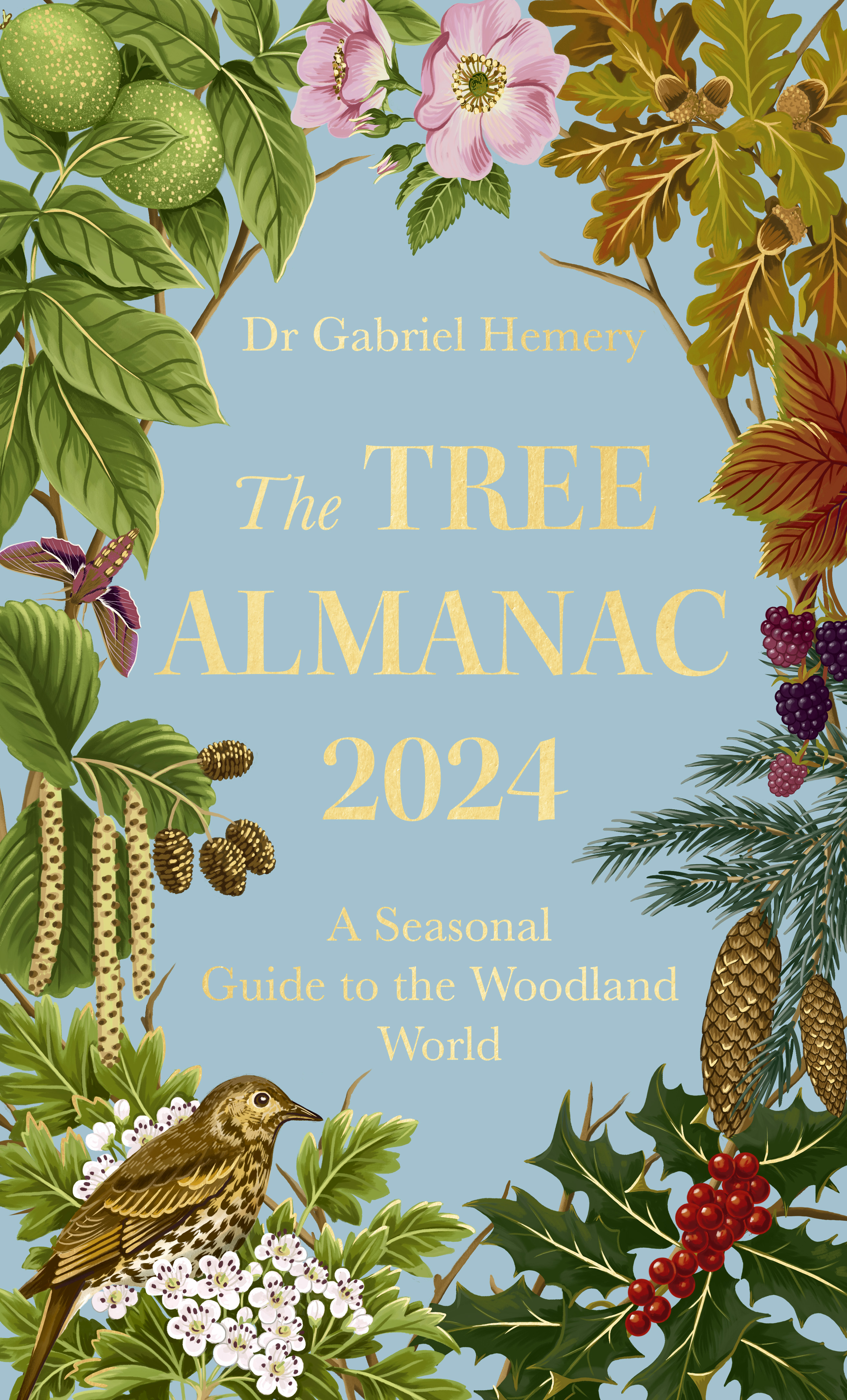 Book jacket of The Tree Almanac 2024 by Dr Gabriel Hemery (Robinson/PA)