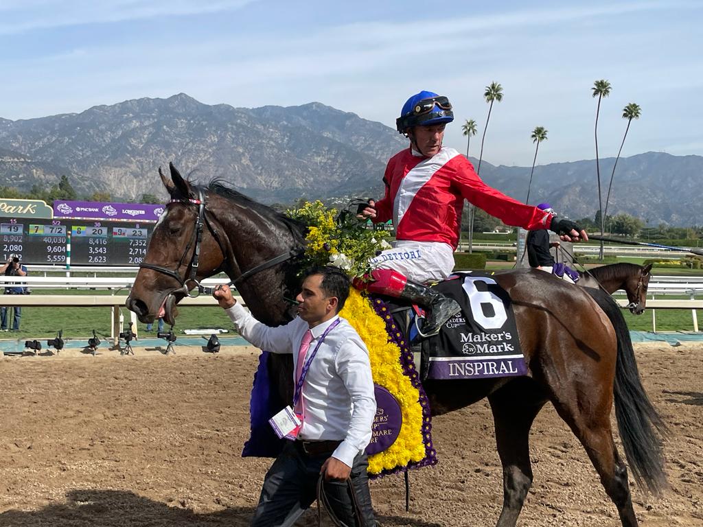 Frankie returns victorious with Inspiral