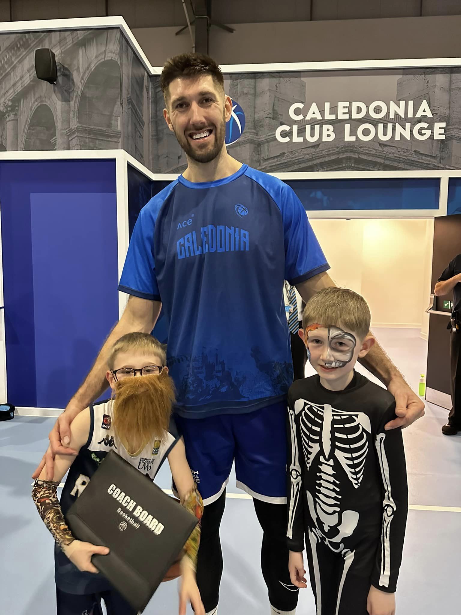 Max and Jake with team captain Fahro Alihodzic