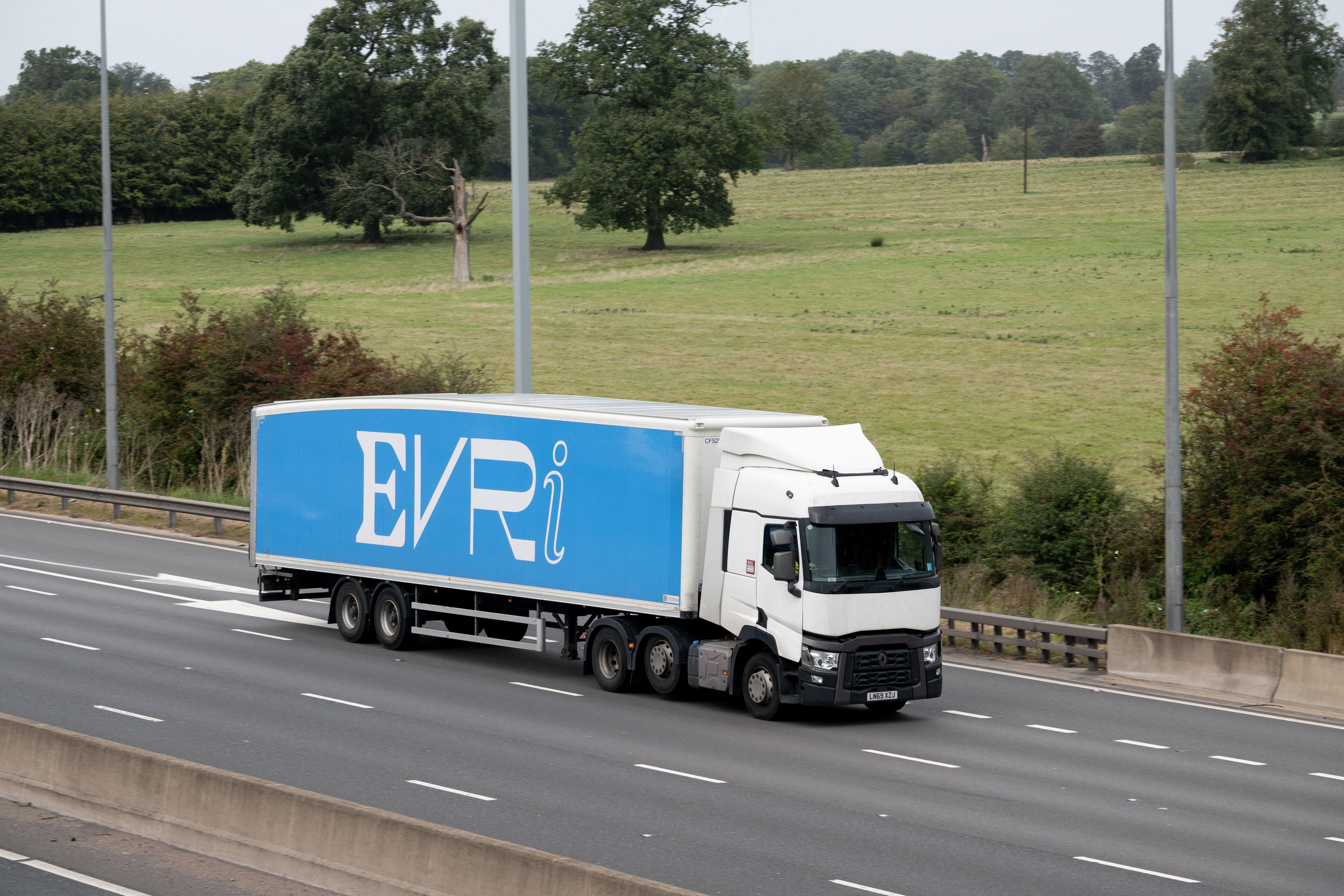 An Evri lorry