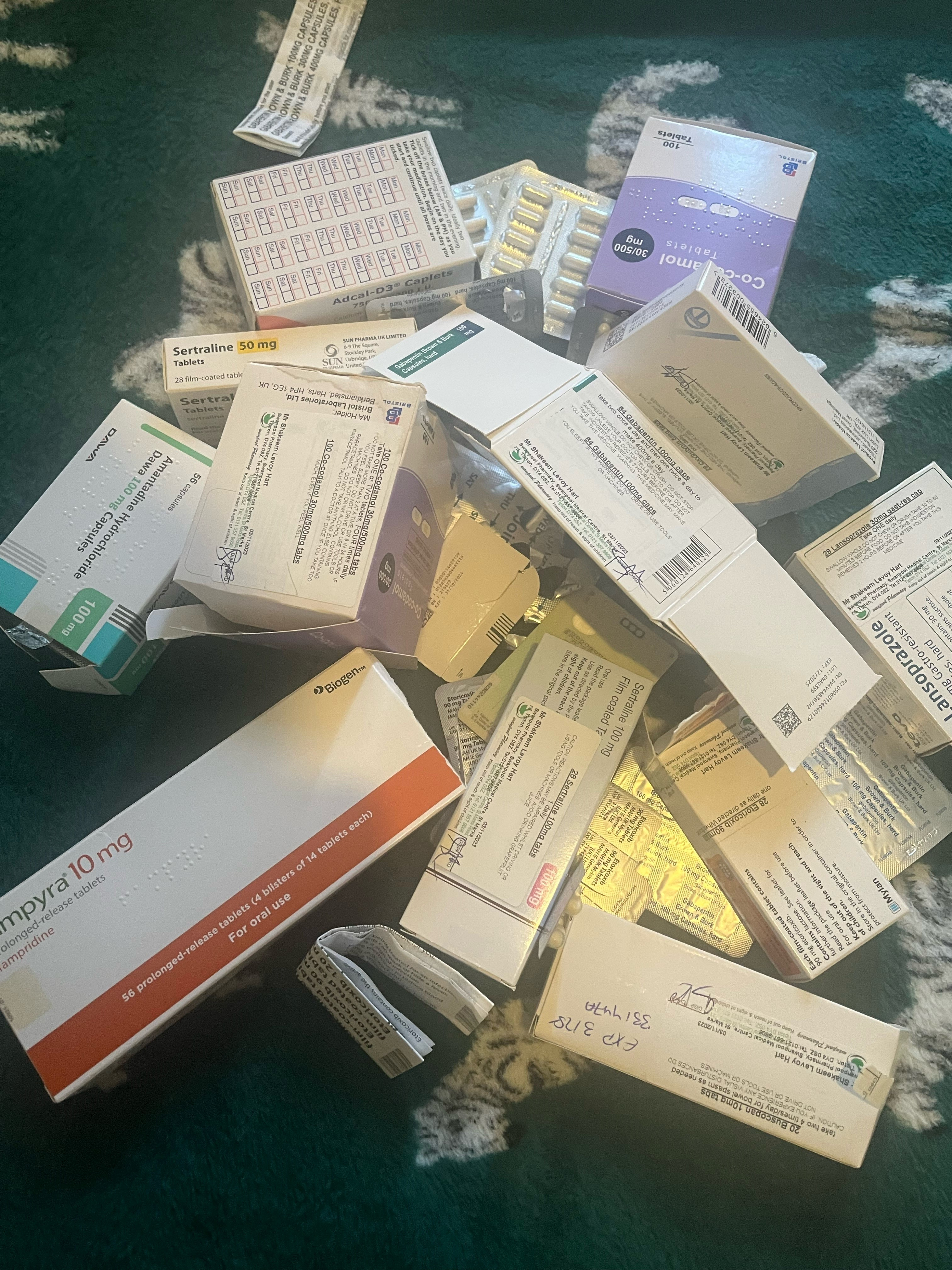 Shakeem's medication