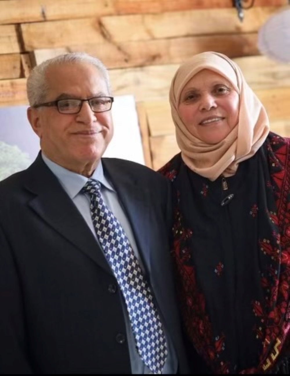Hazem's mother Ayesha Alaaraj and Dr Ibrahim Alaaraj