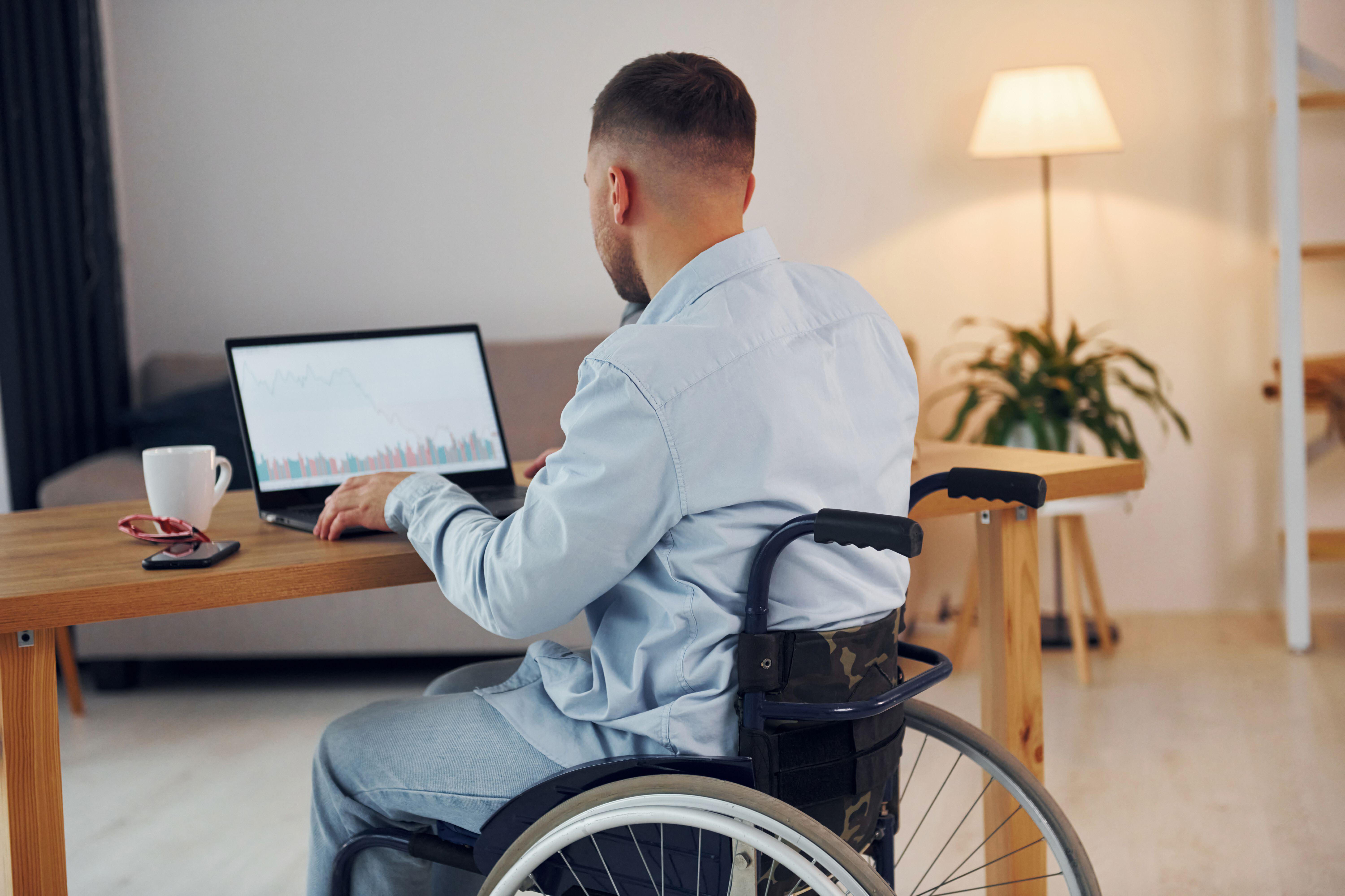 Home-working options are not always available and not suitable for everyone, a disability charity said (Alamy/PA)