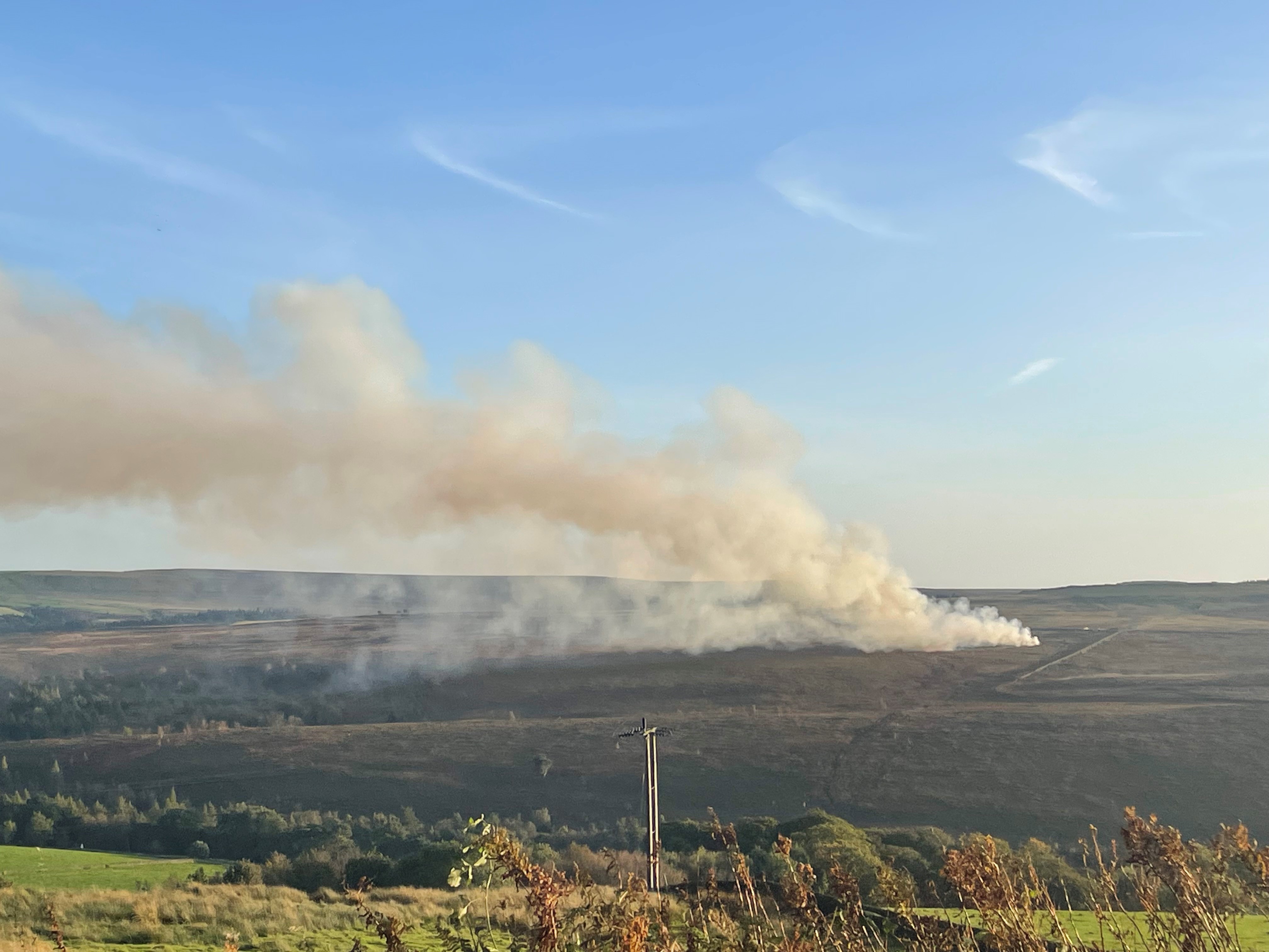 Moorland burning