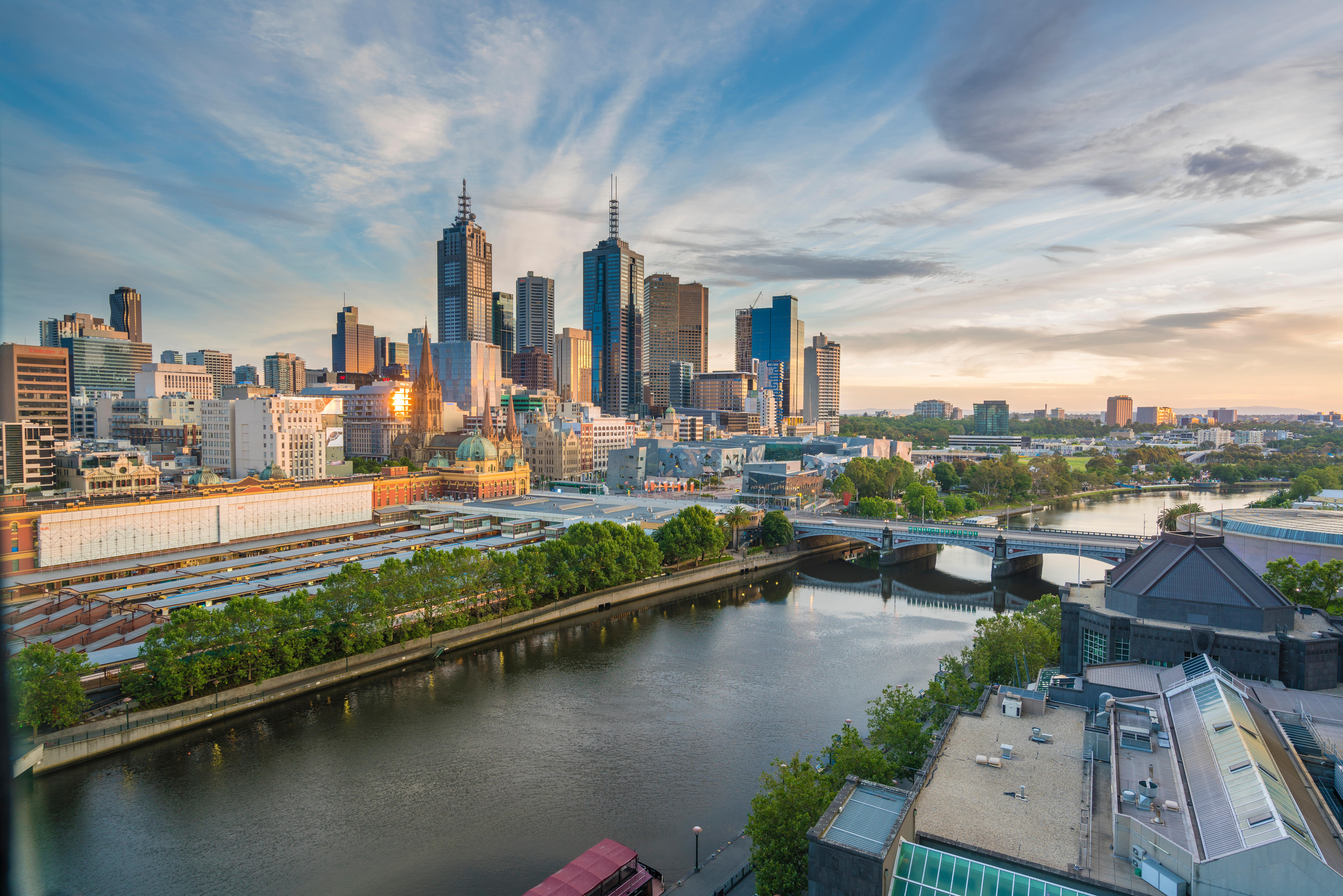 The Melbourne skyline
