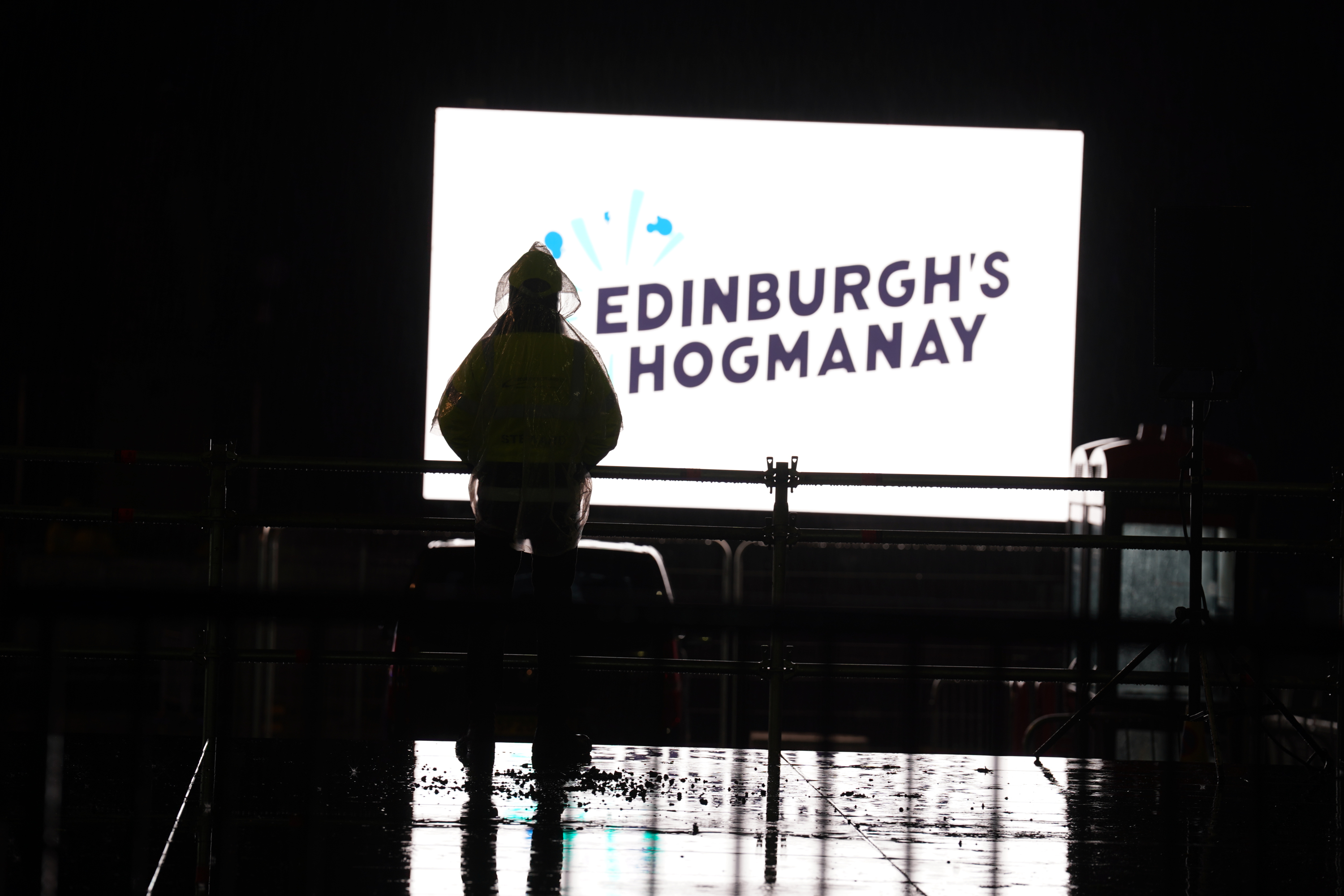 Edinburgh's Hogmanay sign