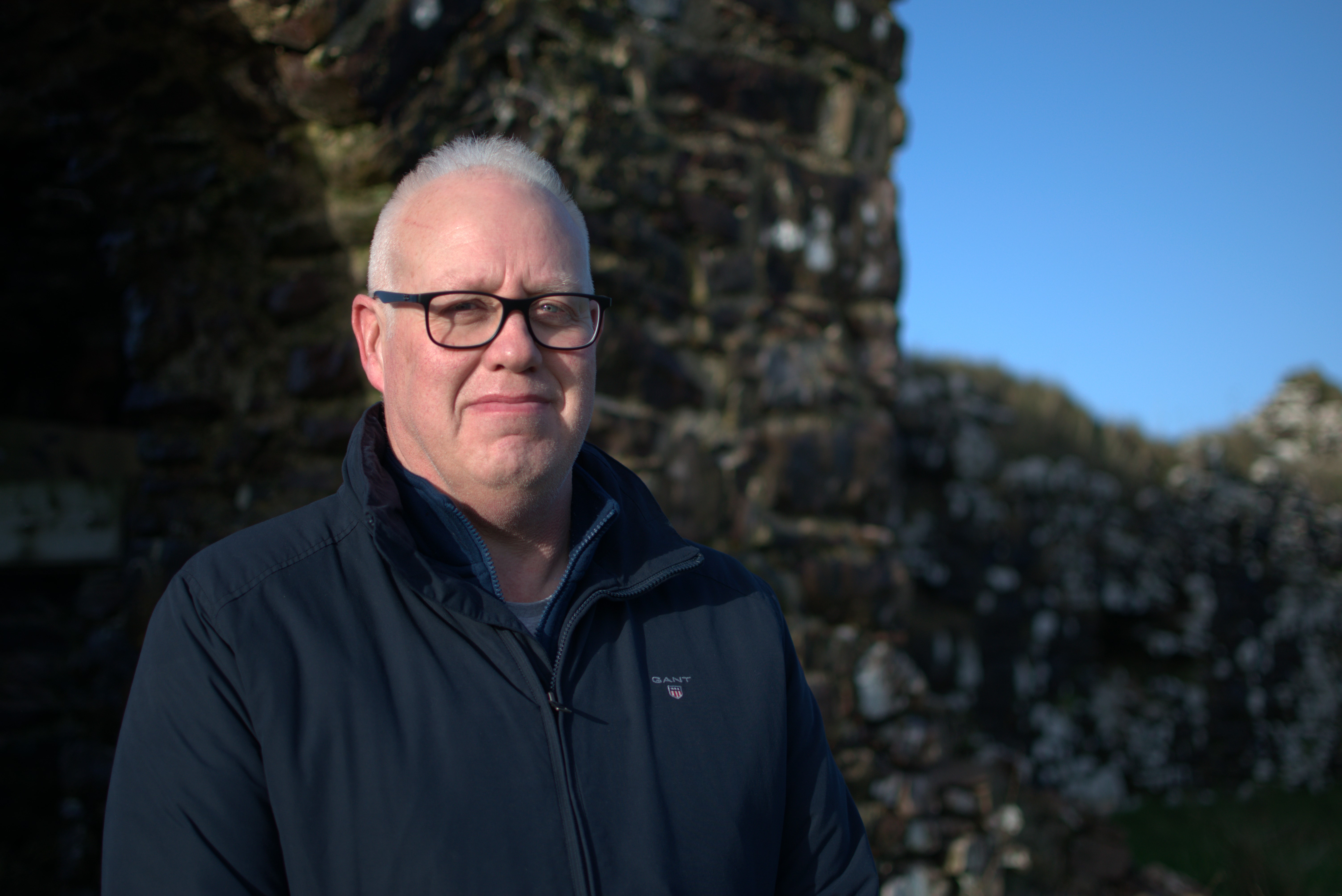 Landowner PJ O'Neill at Moygara Castle 