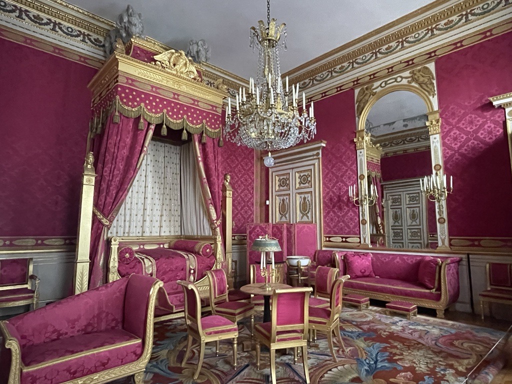 Napoleon I's bedroom at Château de Compiègne (Chynna Jones/PA)