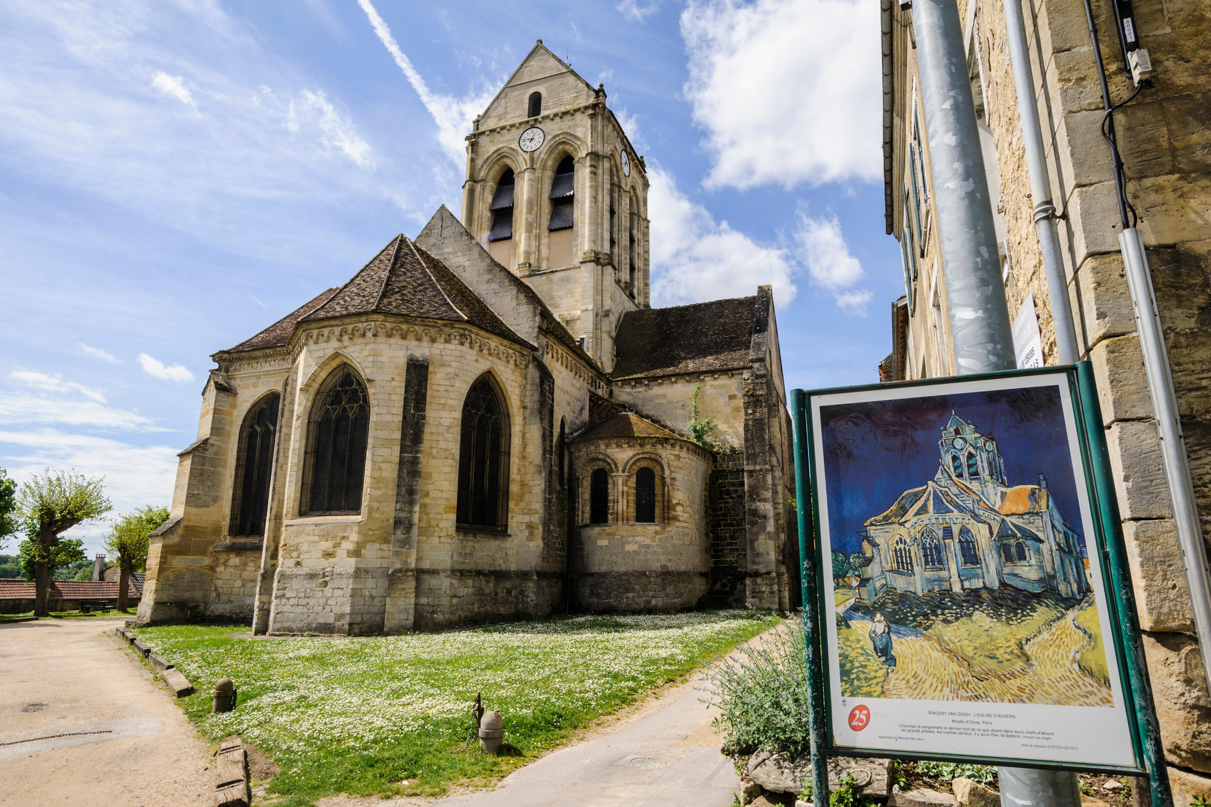 The Church of Auvers-sur-Oise, Auvers sur Oise (Alamy/PA)