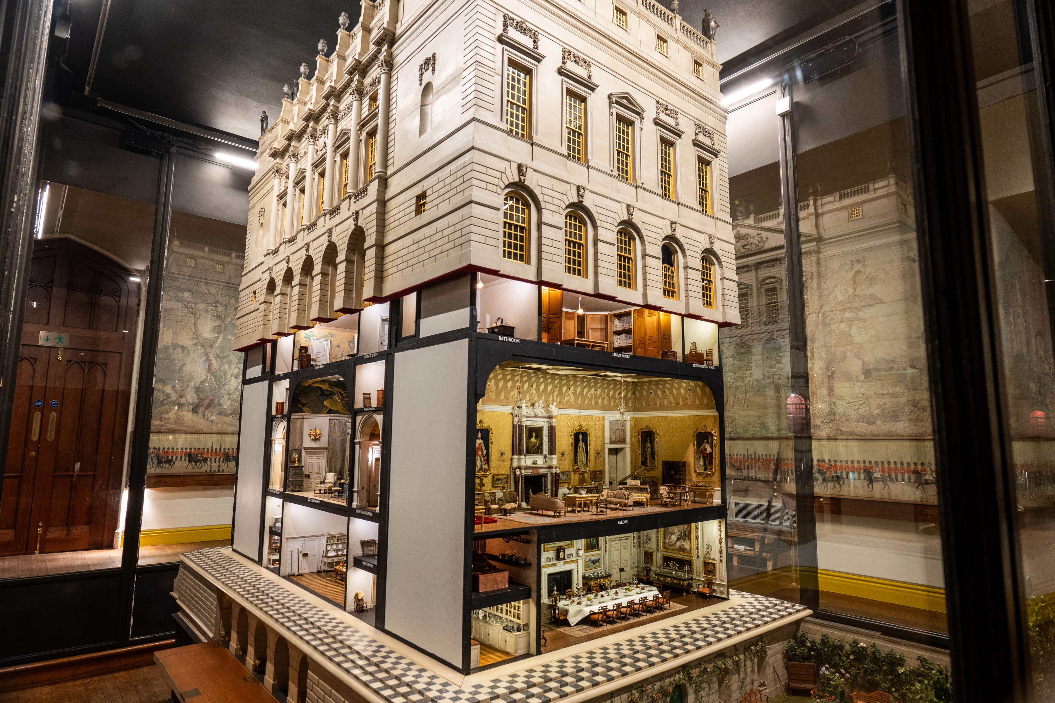 Queen Mary's Dolls' House on show at Windsor Castle