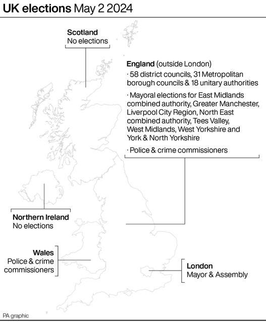 2024 local and mayoral elections: 100 days until voters head to polls ...