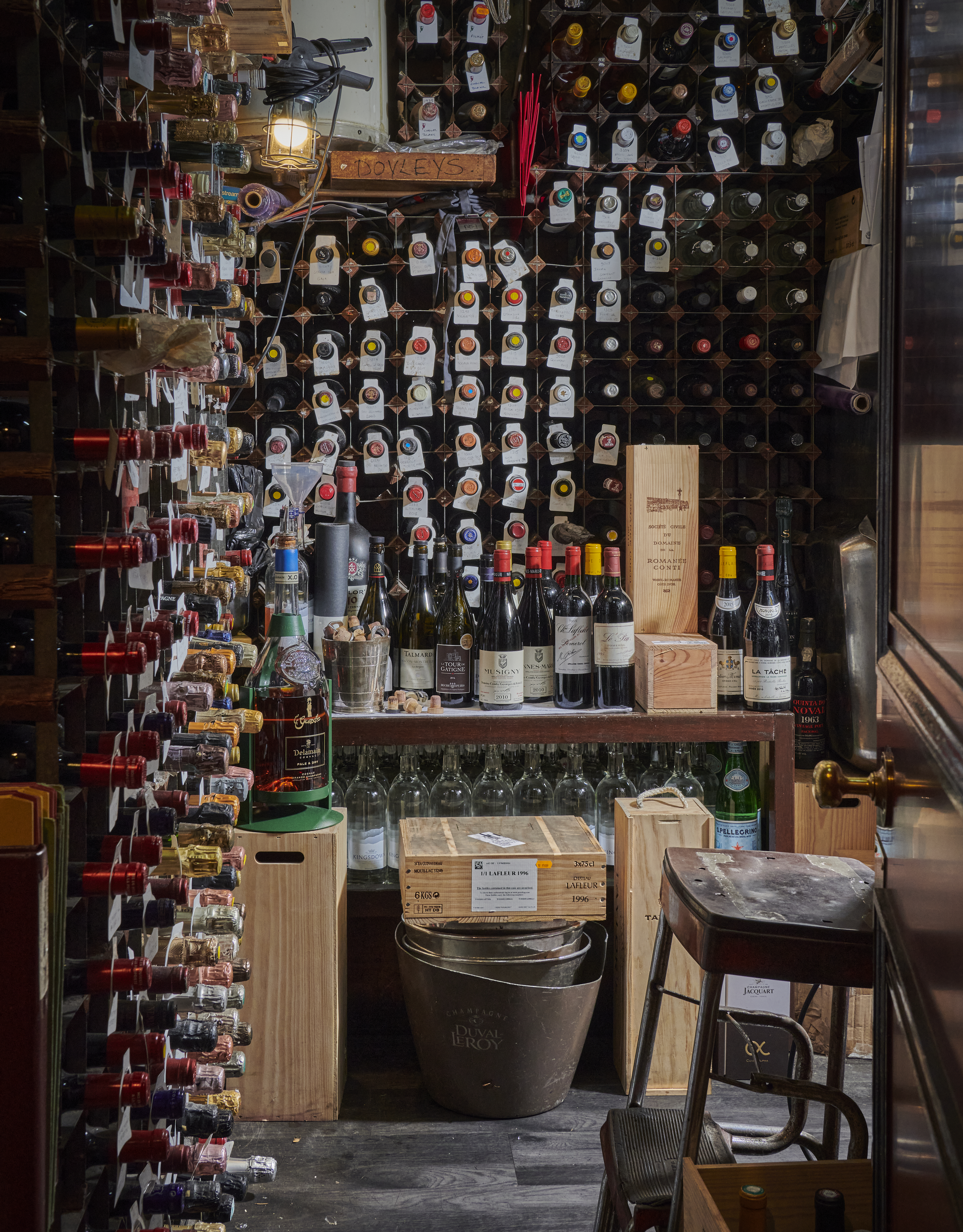 Le Gavroche had an extensive and specialised wine cellar