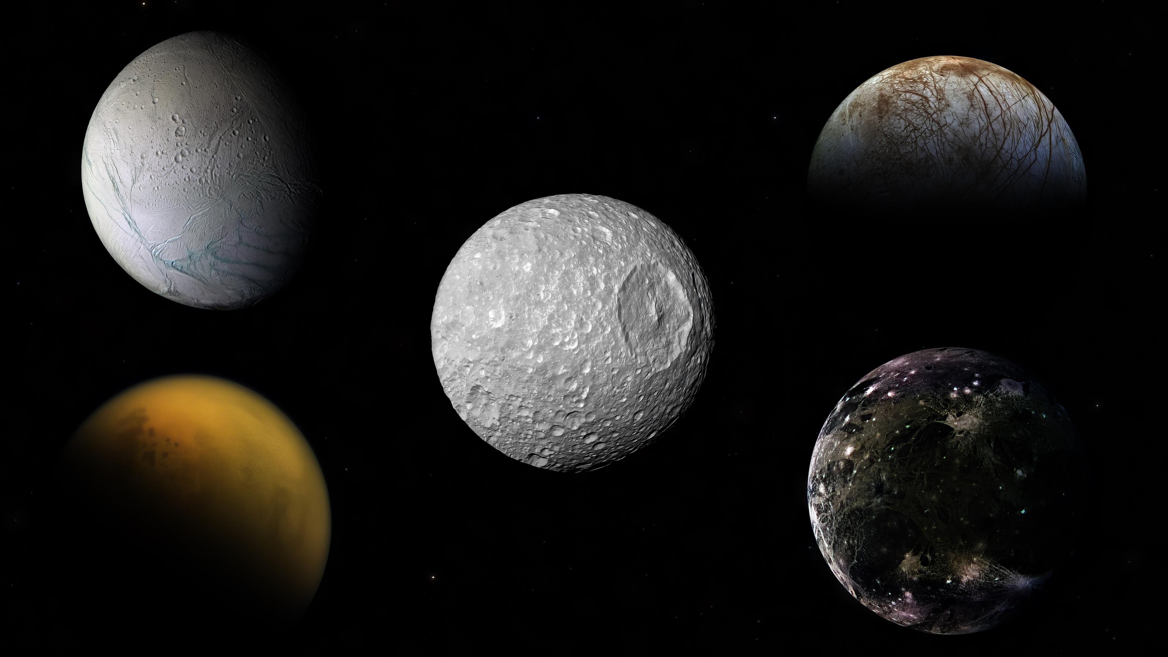 Mimas joins family of moons believed to have an ocean beneath their surfaces: Jupiter’s Europa and Ganymede, and Saturn’s Titan and Enceledaus