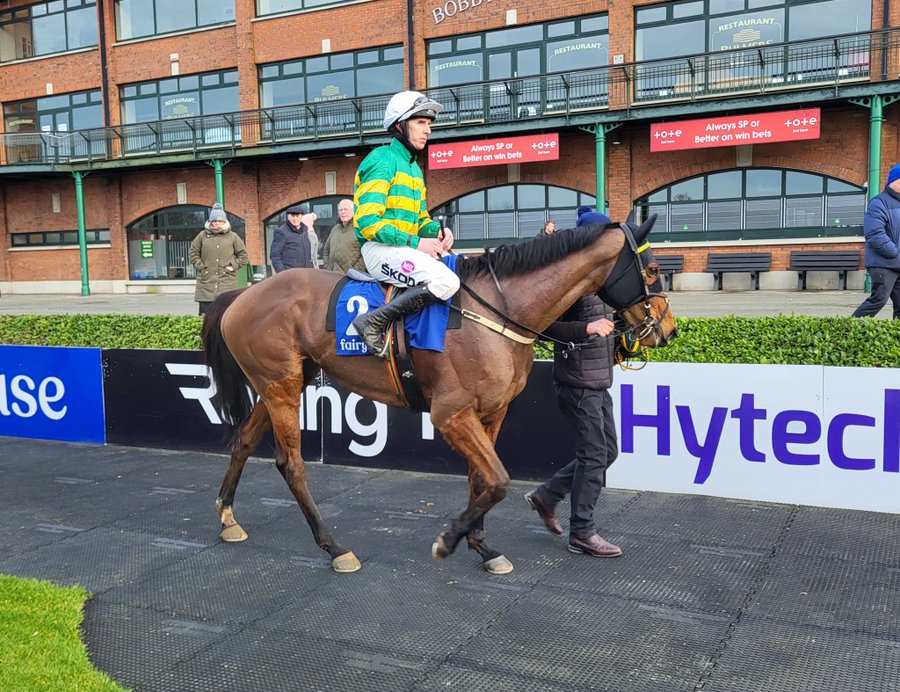 Miss Pronunciation brought up a hat-trick at Fairyhouse 