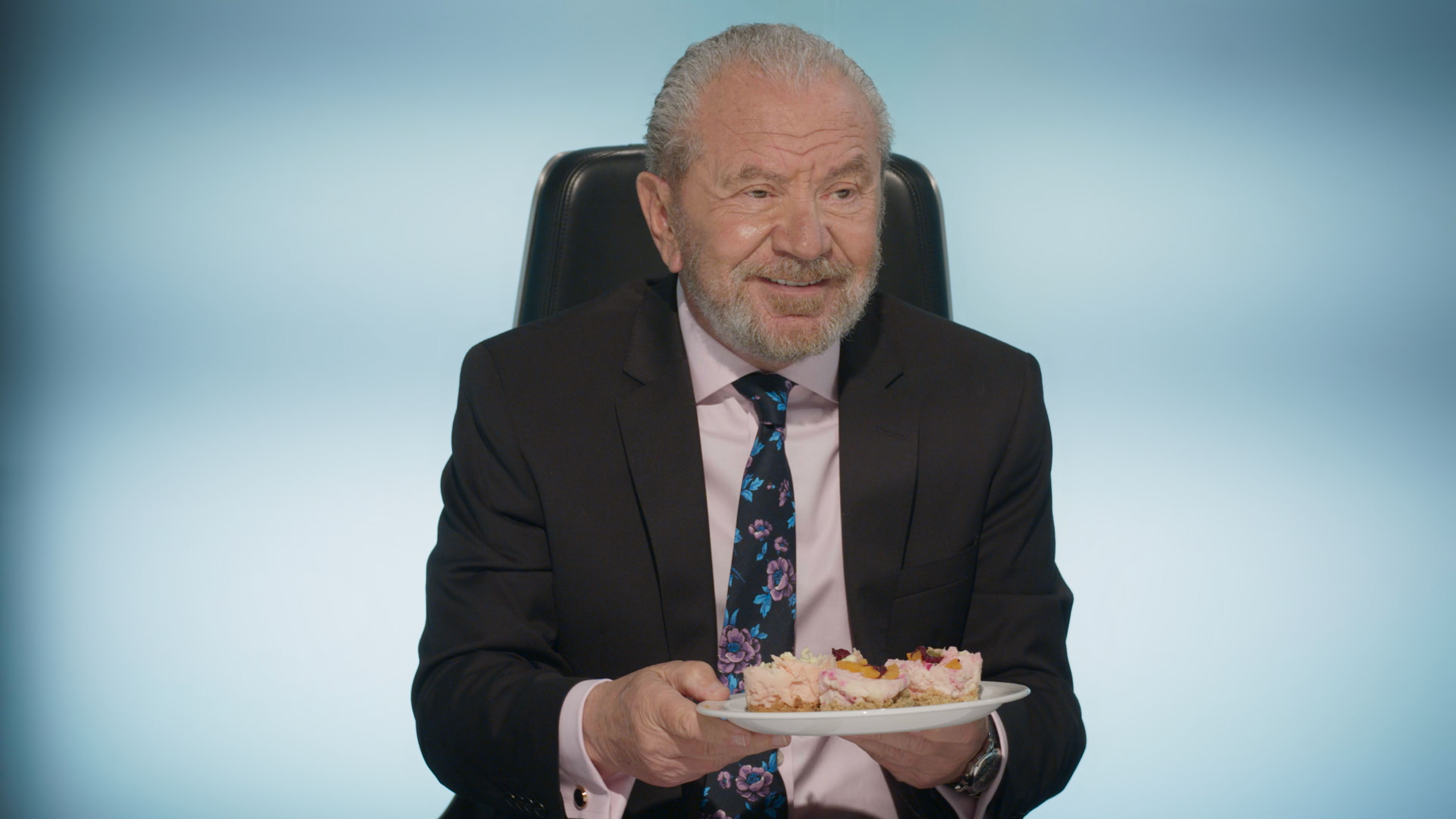 The Apprentice,08-02-2024,2,Lord Sugar,Lord Suagr with the boys' cheesecake,Freemantle Media Ltd,n/a