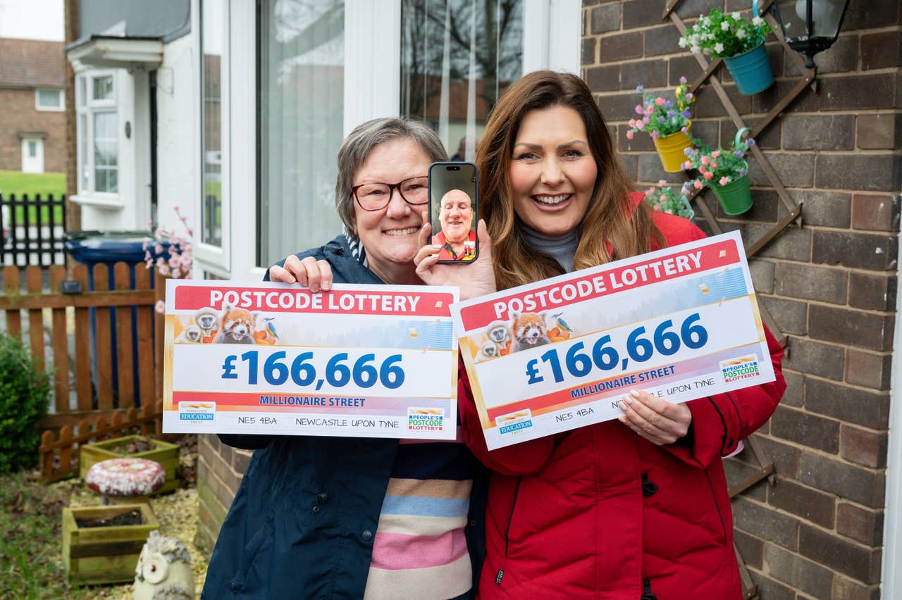 Couple win £166,000 each on Postcode Lottery and husband quits job in ...