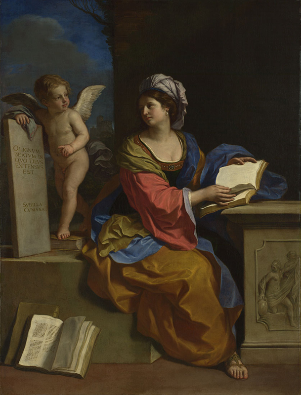 Guercino, The Cumaean Sibyl with a Putto, 1651 © The National Gallery, London