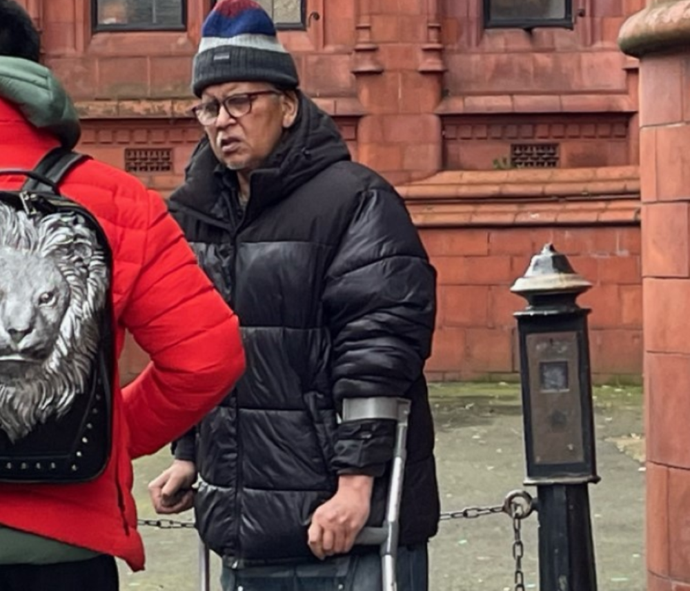 Farhat Ajaz outside Birmingham Magistrates' Court