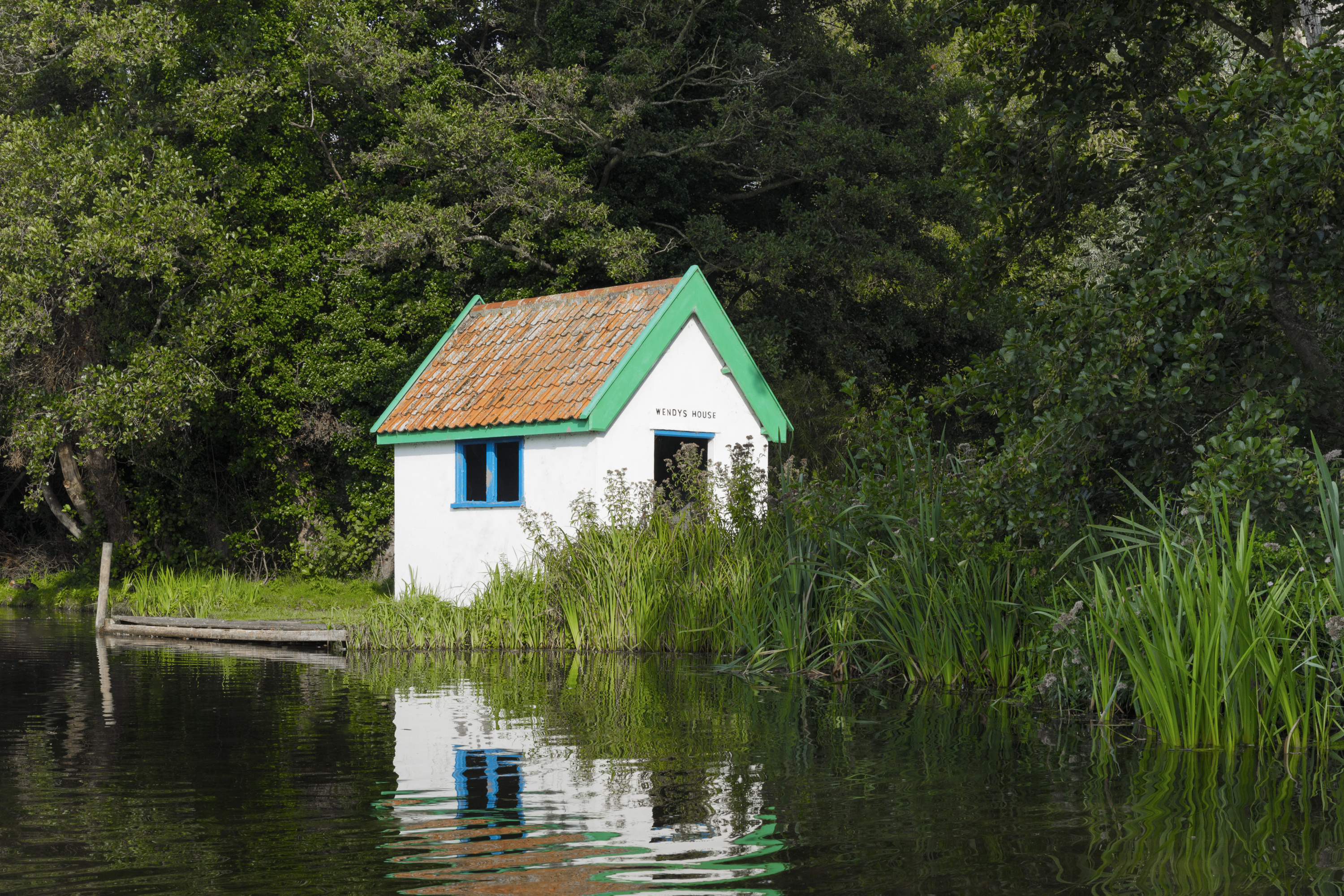 The Peter Pan-inspired Wendy's House at Thorpeness Meare in Suffolk. (Historic England Archive/ PA)
