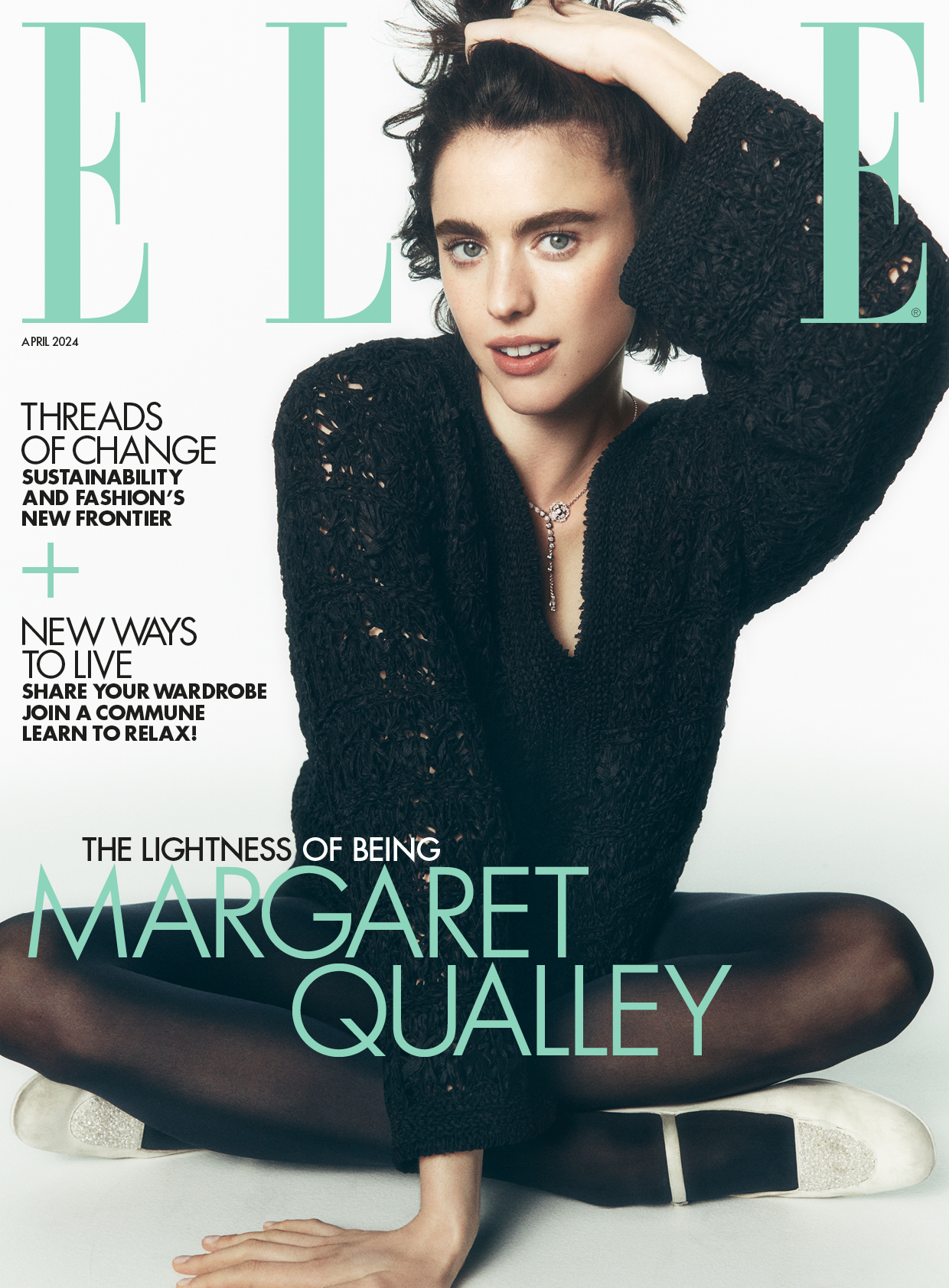 MARGARET QUALLEY STARS ON THE APRIL COVER OF ELLE UK 