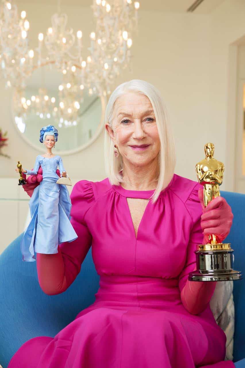 Hi Barbie! Dame Helen Mirren gets doll treatment complete with mini ...