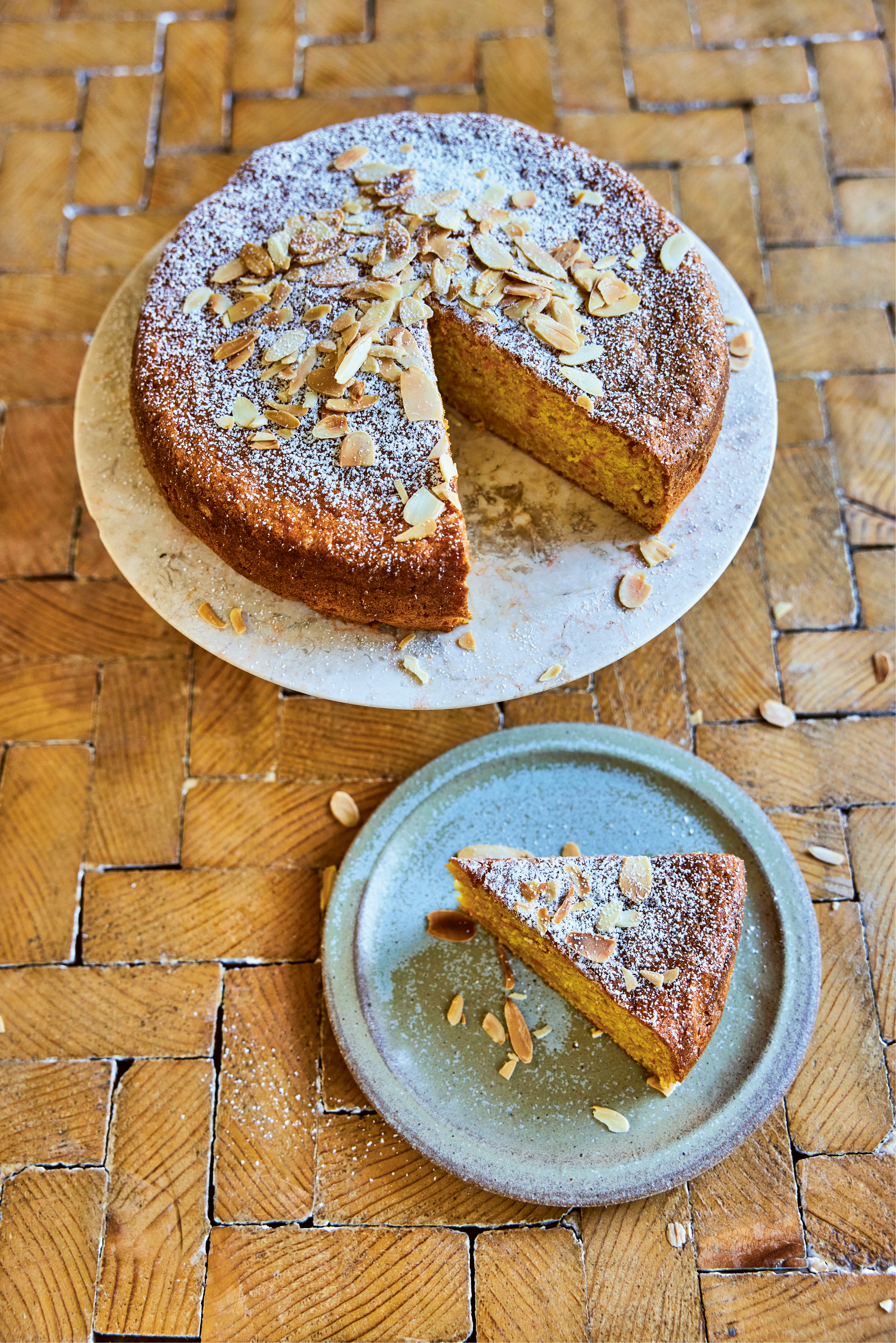 Carrot and almond cake from Gennaro's Verdure