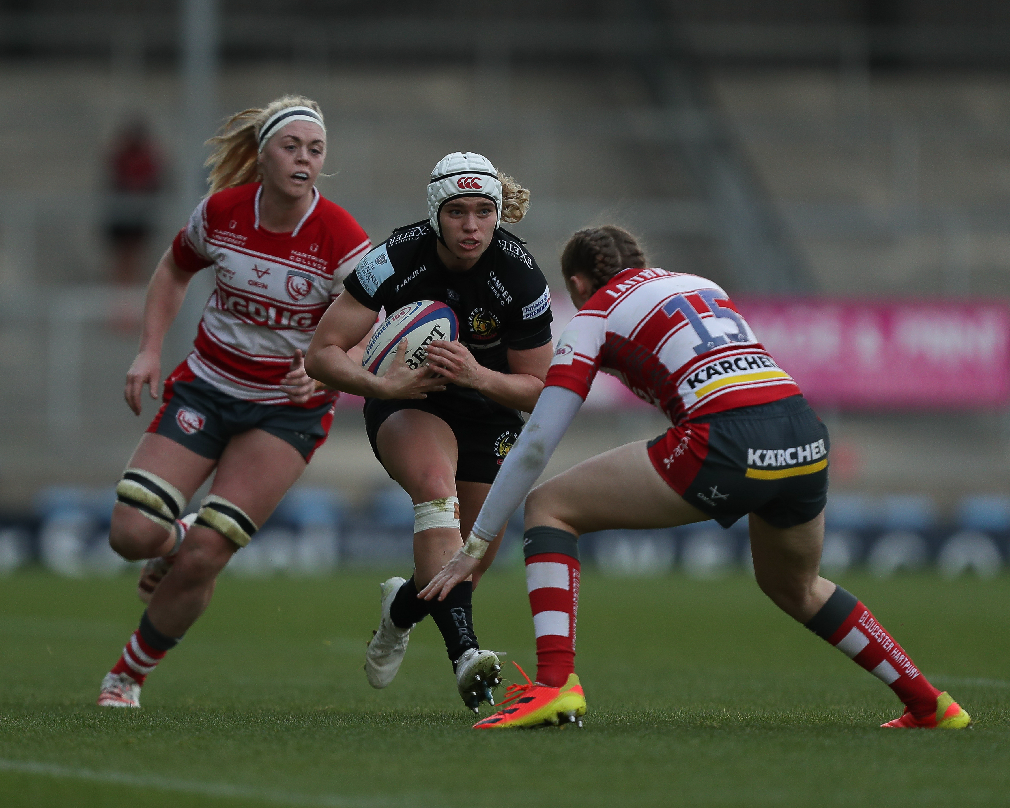 Jodie Ounsley in action for Exeter