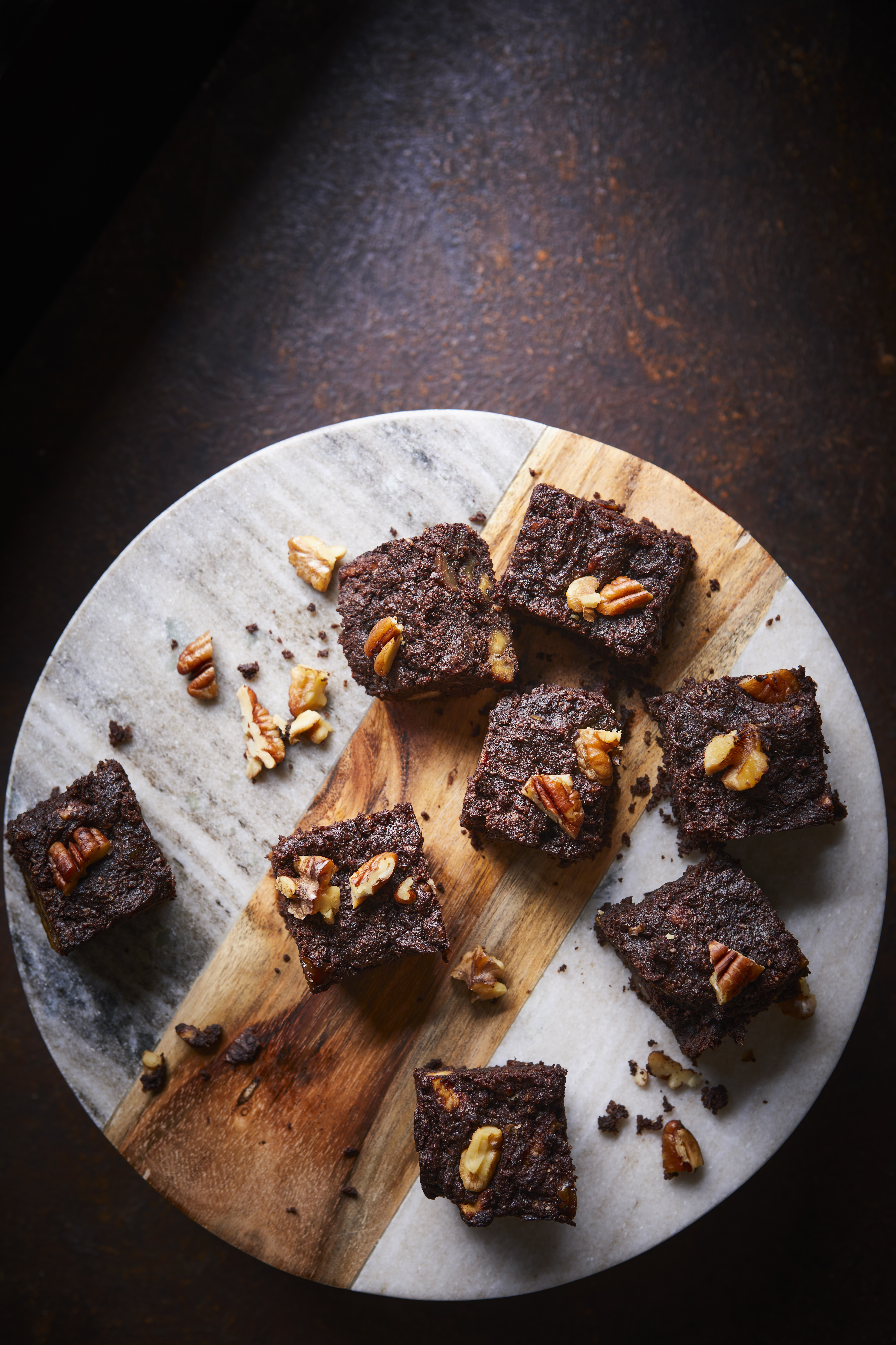 Chocolate, date and walnut brownies from The Diabetes Weight-Loss Plan