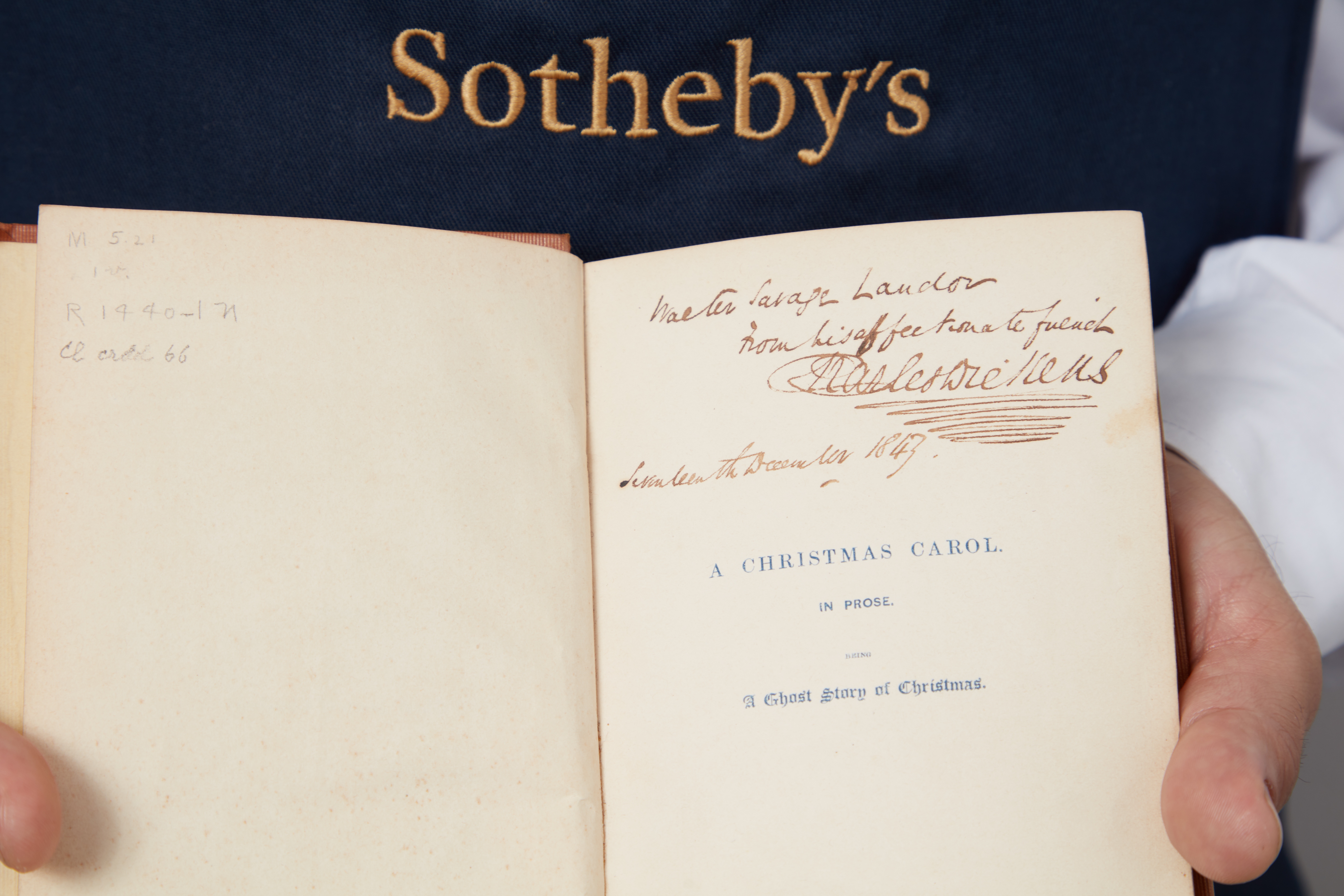 Charles Dickens A Christmas Carol Inscription