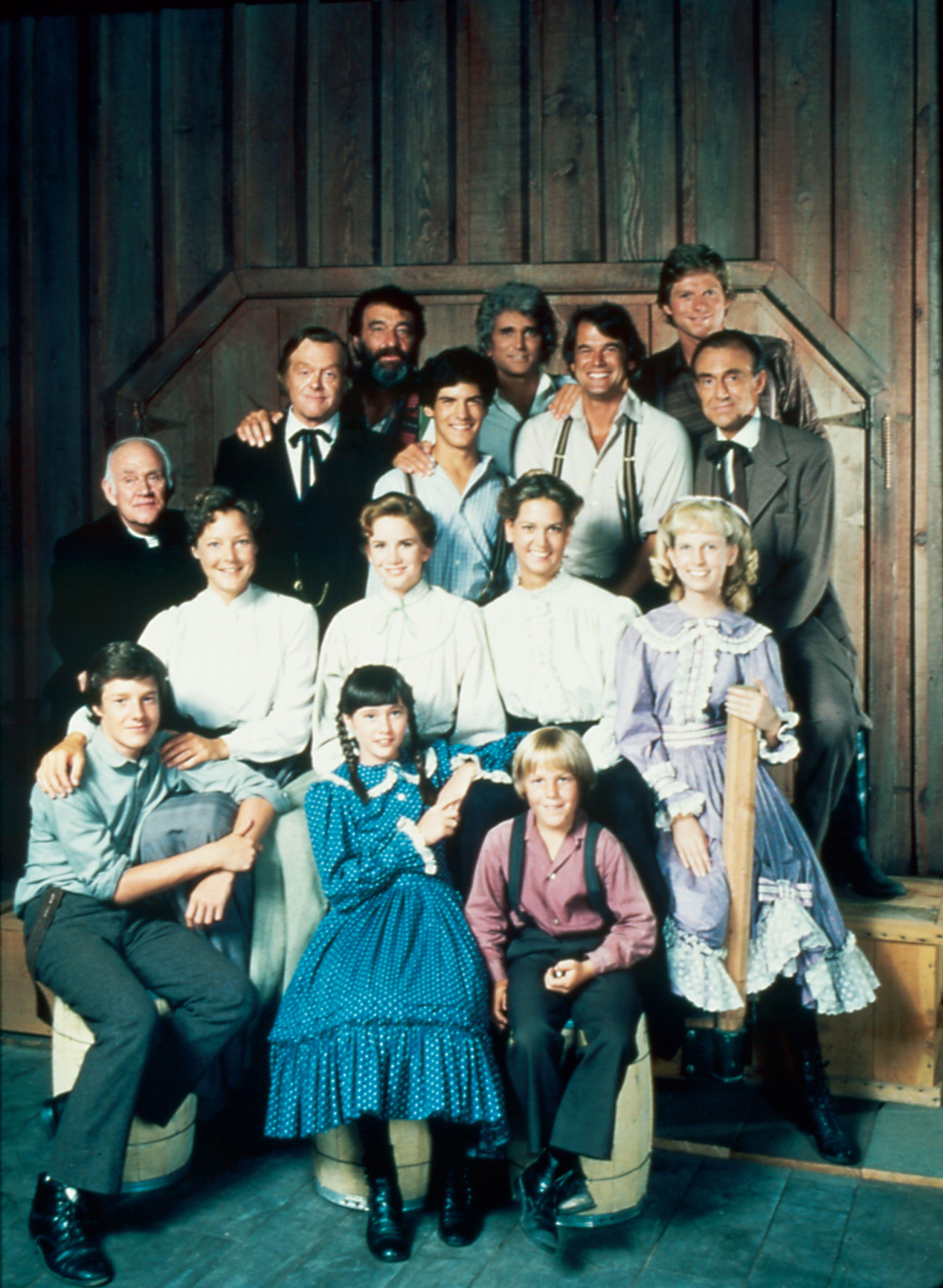 The cast of Little House On The Prairie