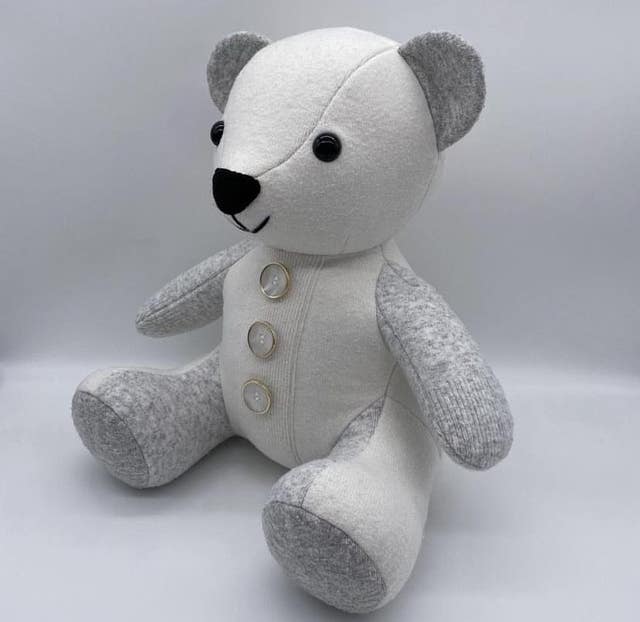 Memory bears made out of clothing bring comfort to people whose loved ...