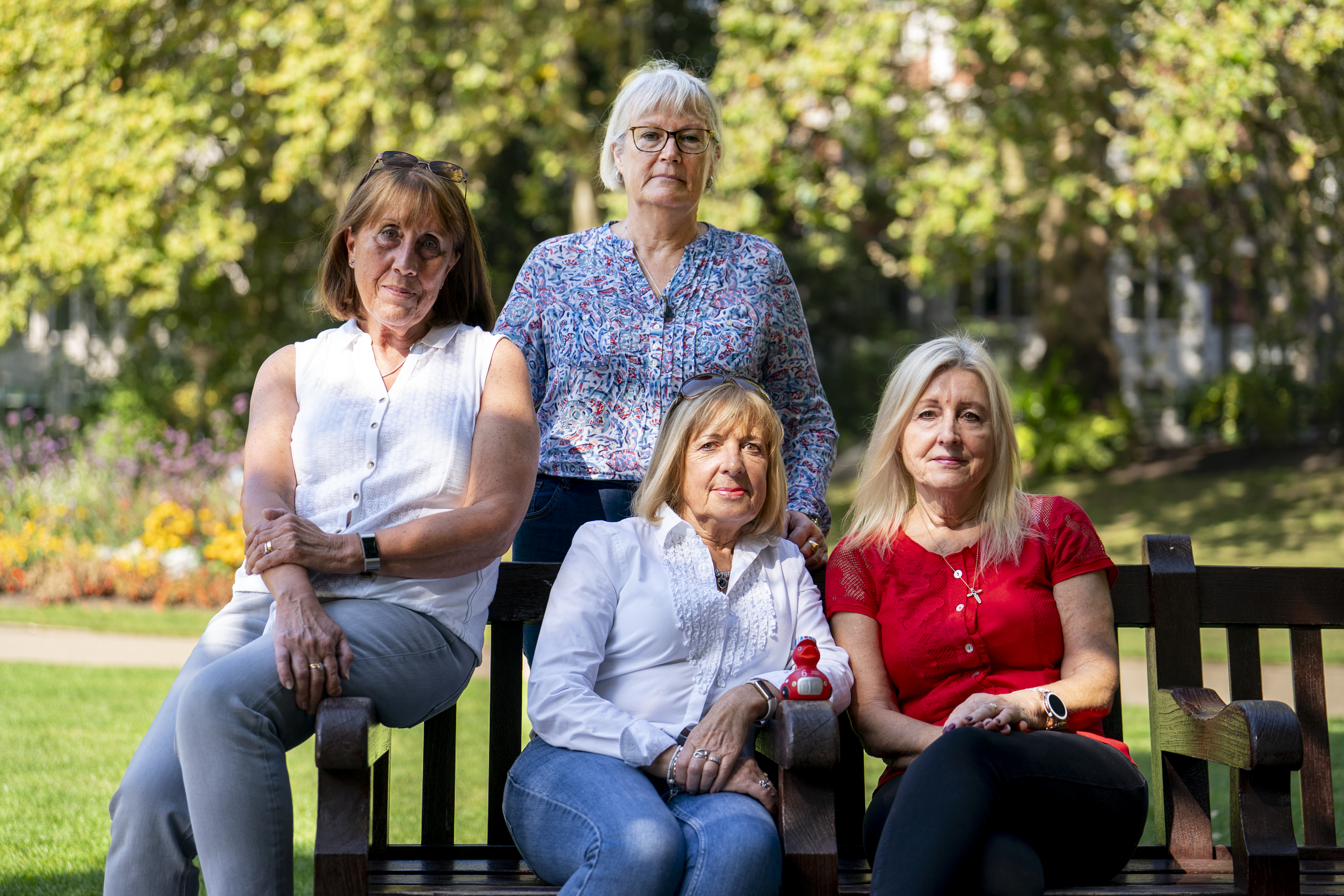 Nicola Leahey, Joan Edgington, Sue Wathen and Christine Burney