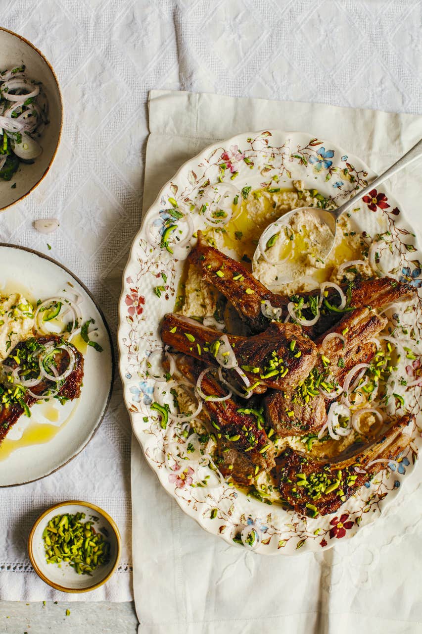 Hayden’s spiced lamb chops with houmous recipe Offaly Live