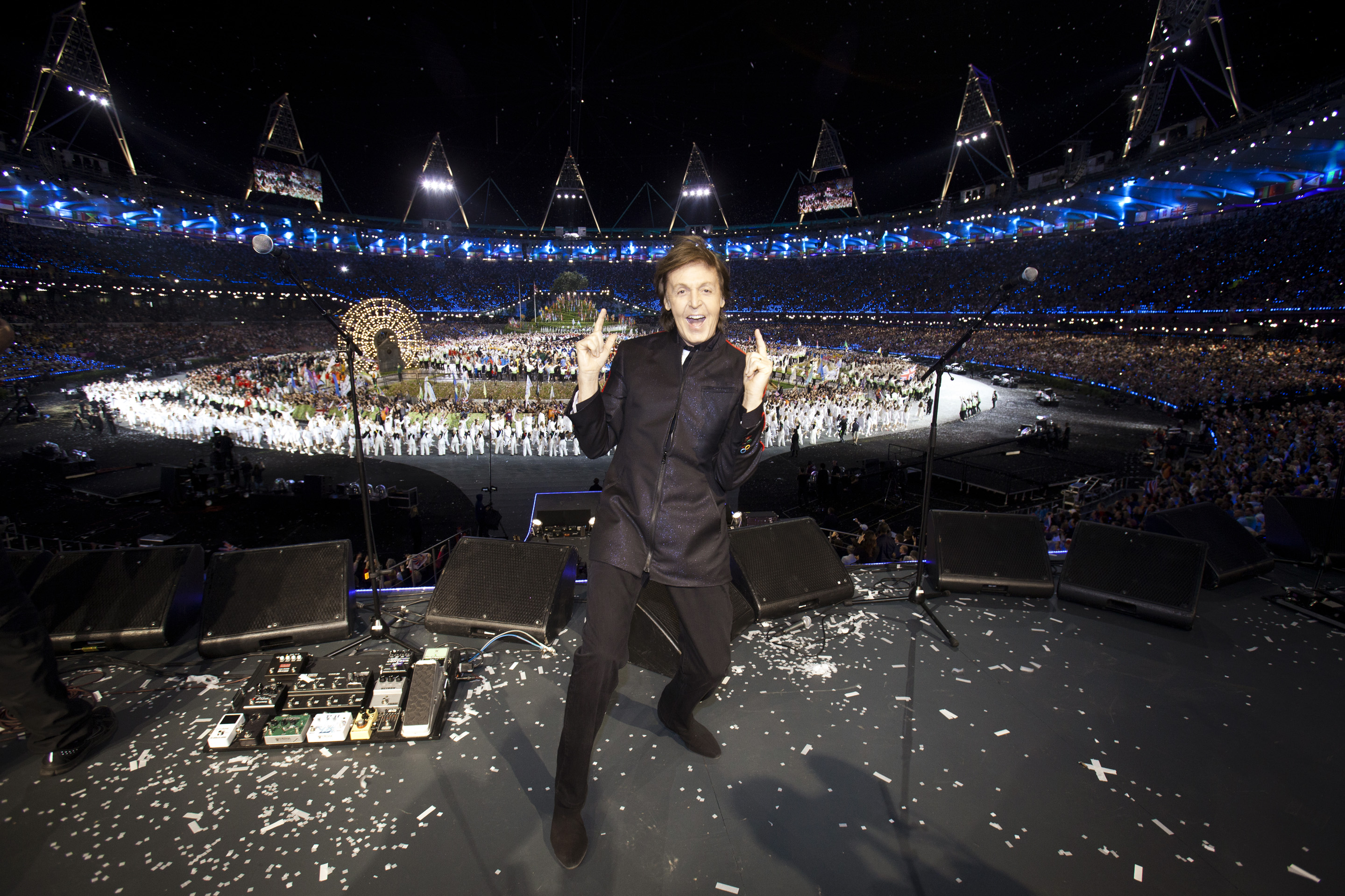 Sir Paul McCartney at the Olympic opening ceremony