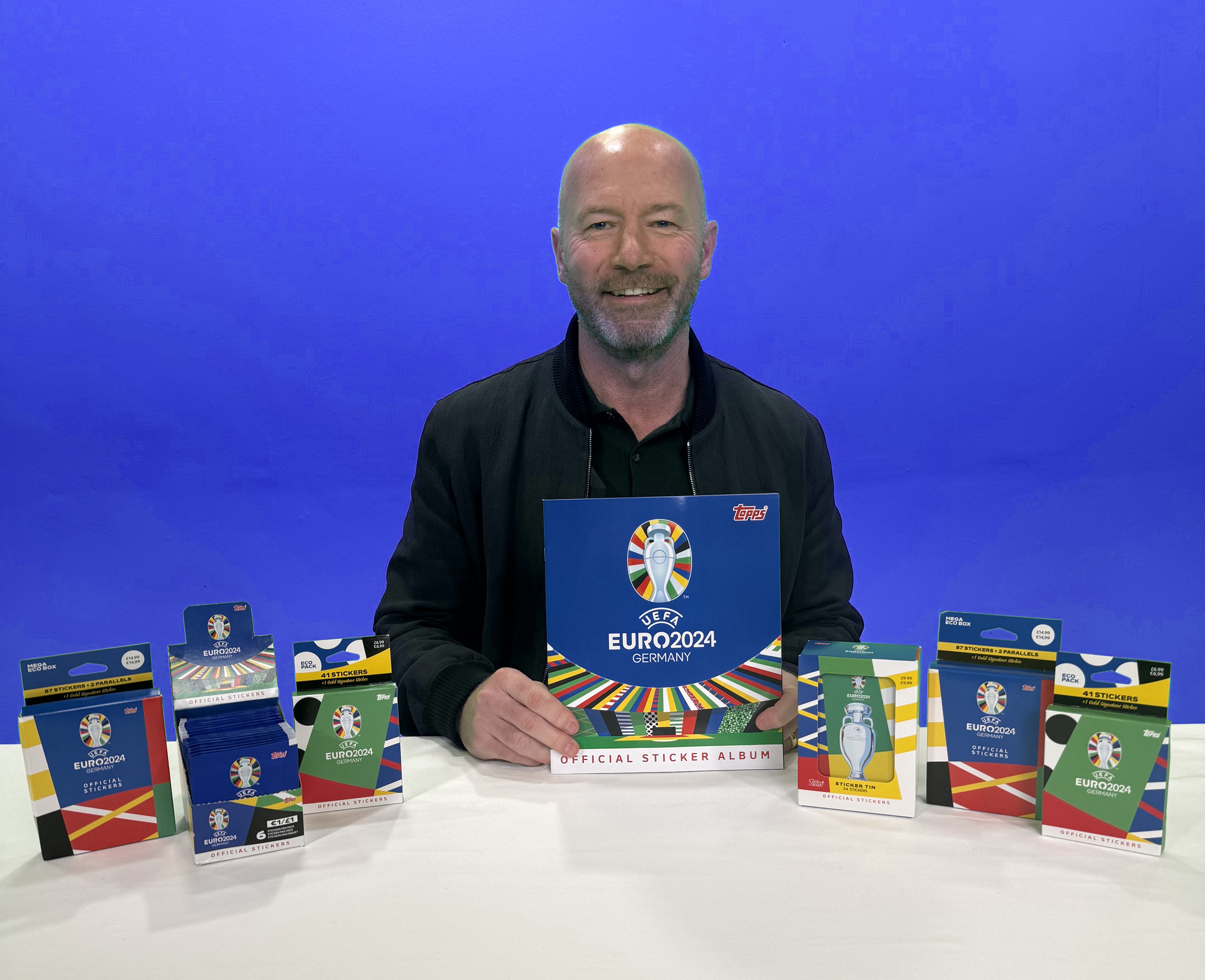 Alan Shearer was speaking as part of his work with Topps, who are the official cards and stickers supplier for UEFA EURO 2024
