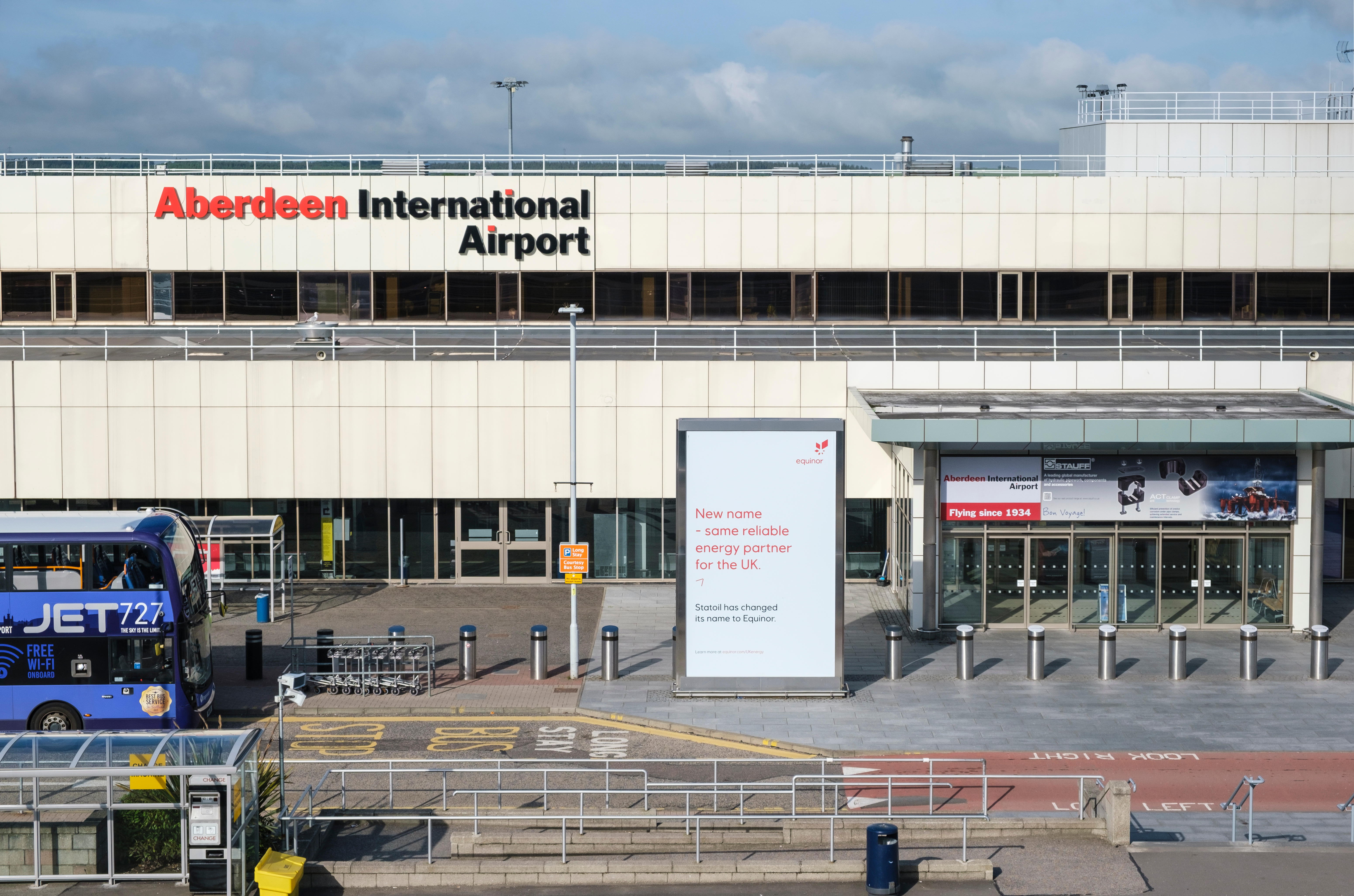 Exterior view of Aberdeen Airport