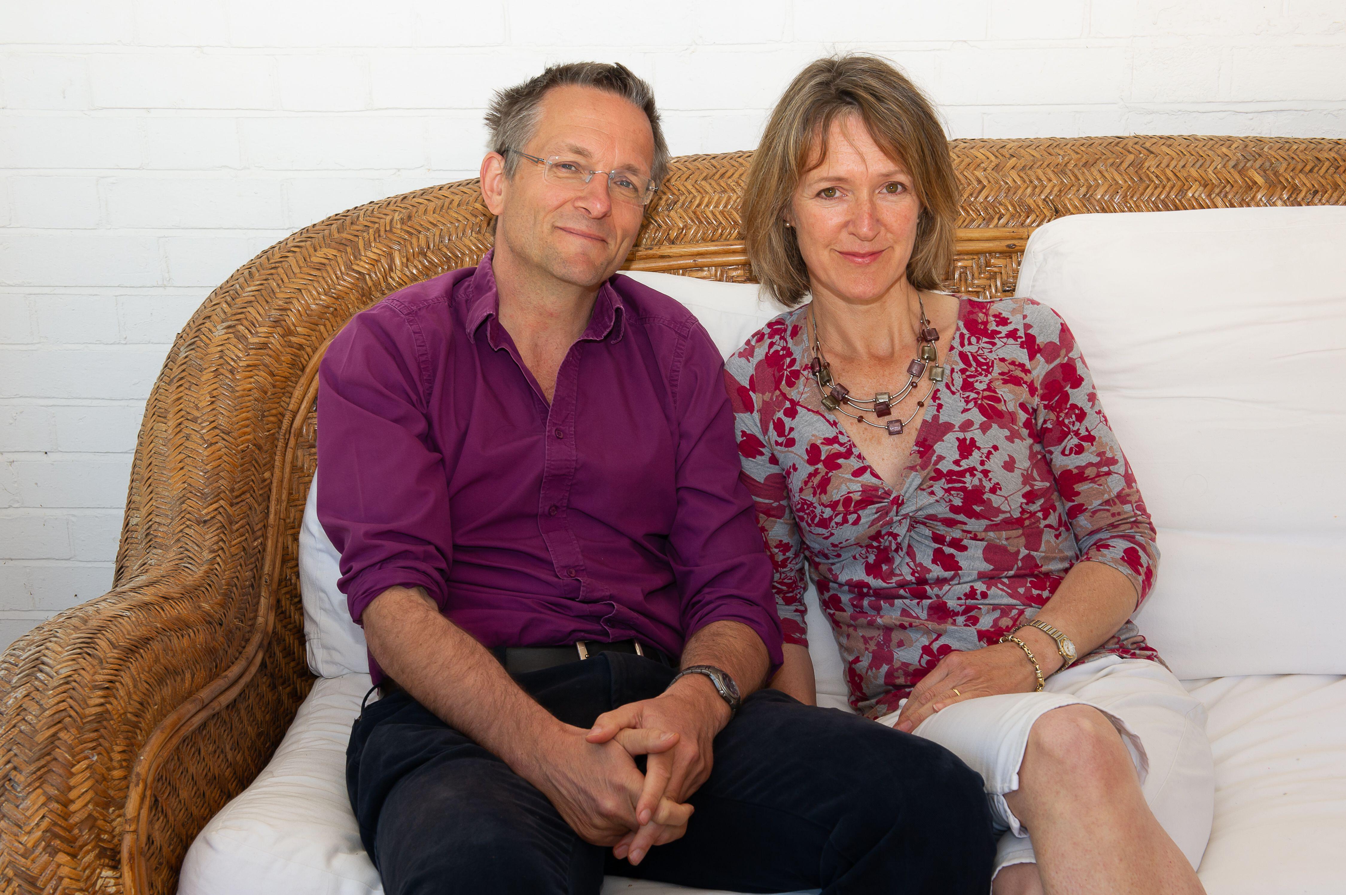 Dr Michael Mosley with his wife Clare Bailey in 2013