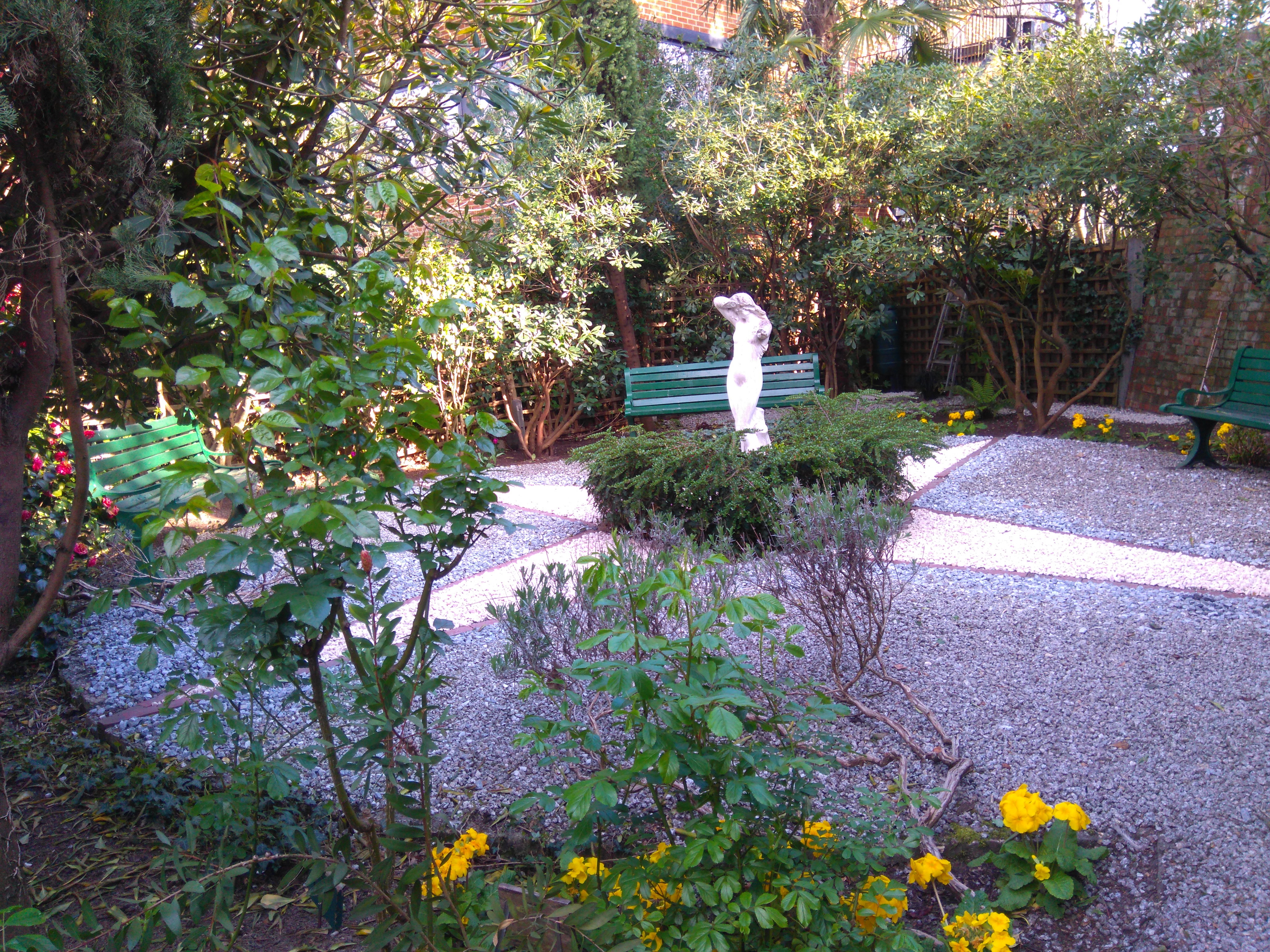 A memorial garden for Livia in north London 