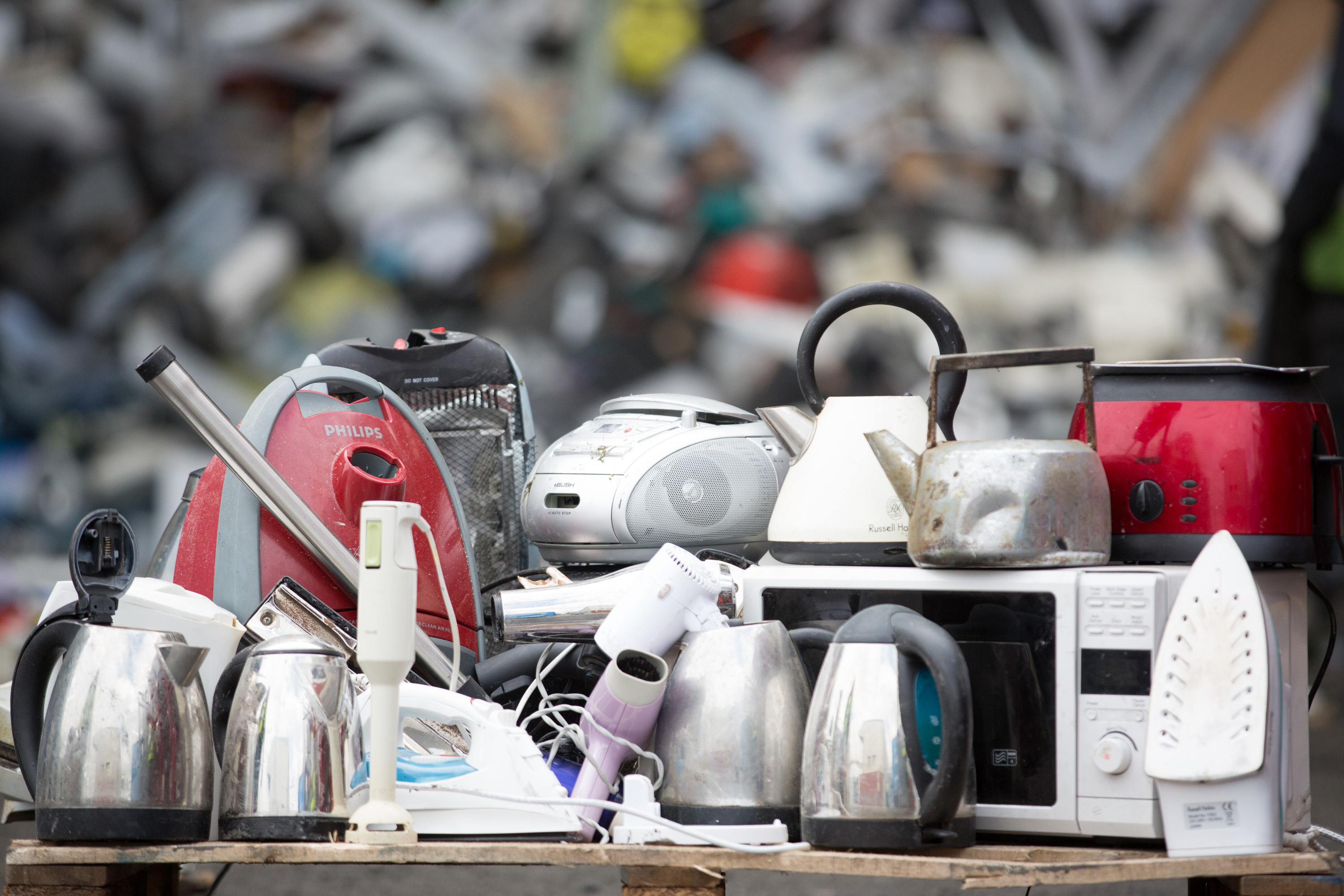 Electronic and electrical appliances for recycling