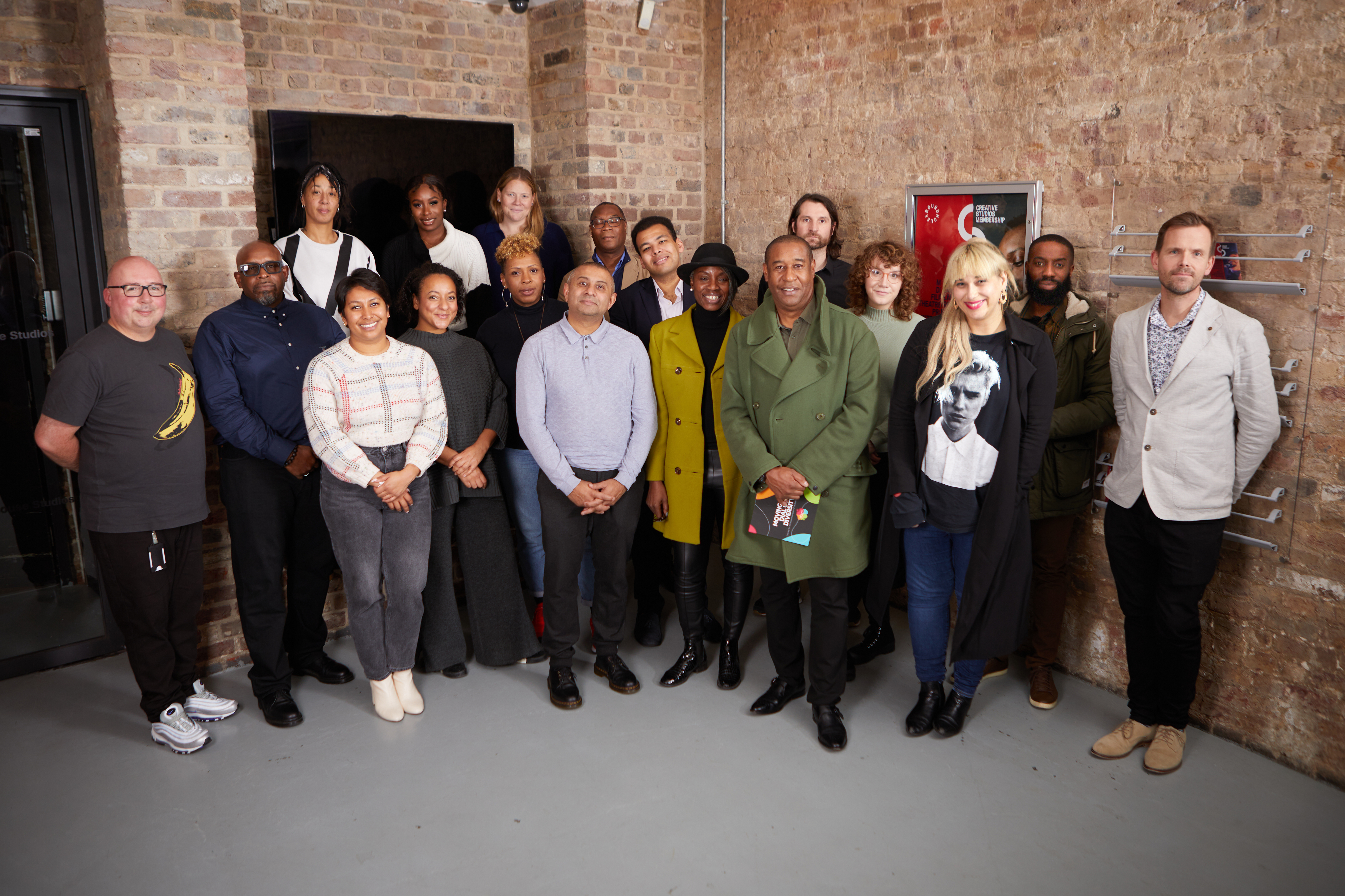 UK Music's Diversity Working Group reunited in a group photo