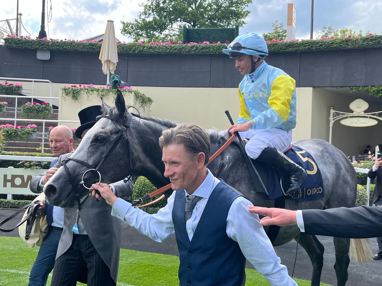 All smiles, as Silvestre de Sousa returns aboard Charyn