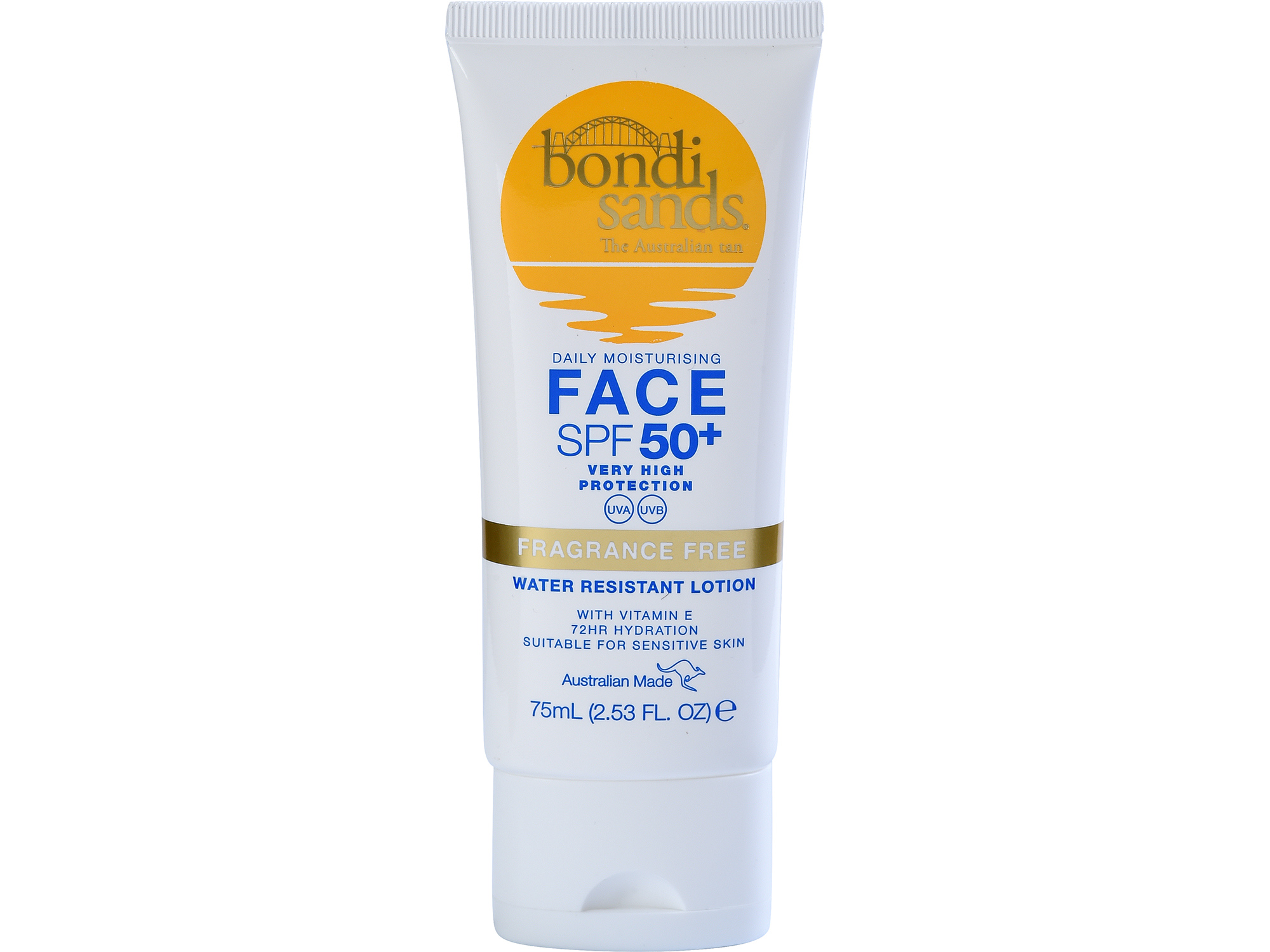 Bondi Sands SPF 50+ Fragrance Free Face Sunscreen Lotion. (Which?/PA)