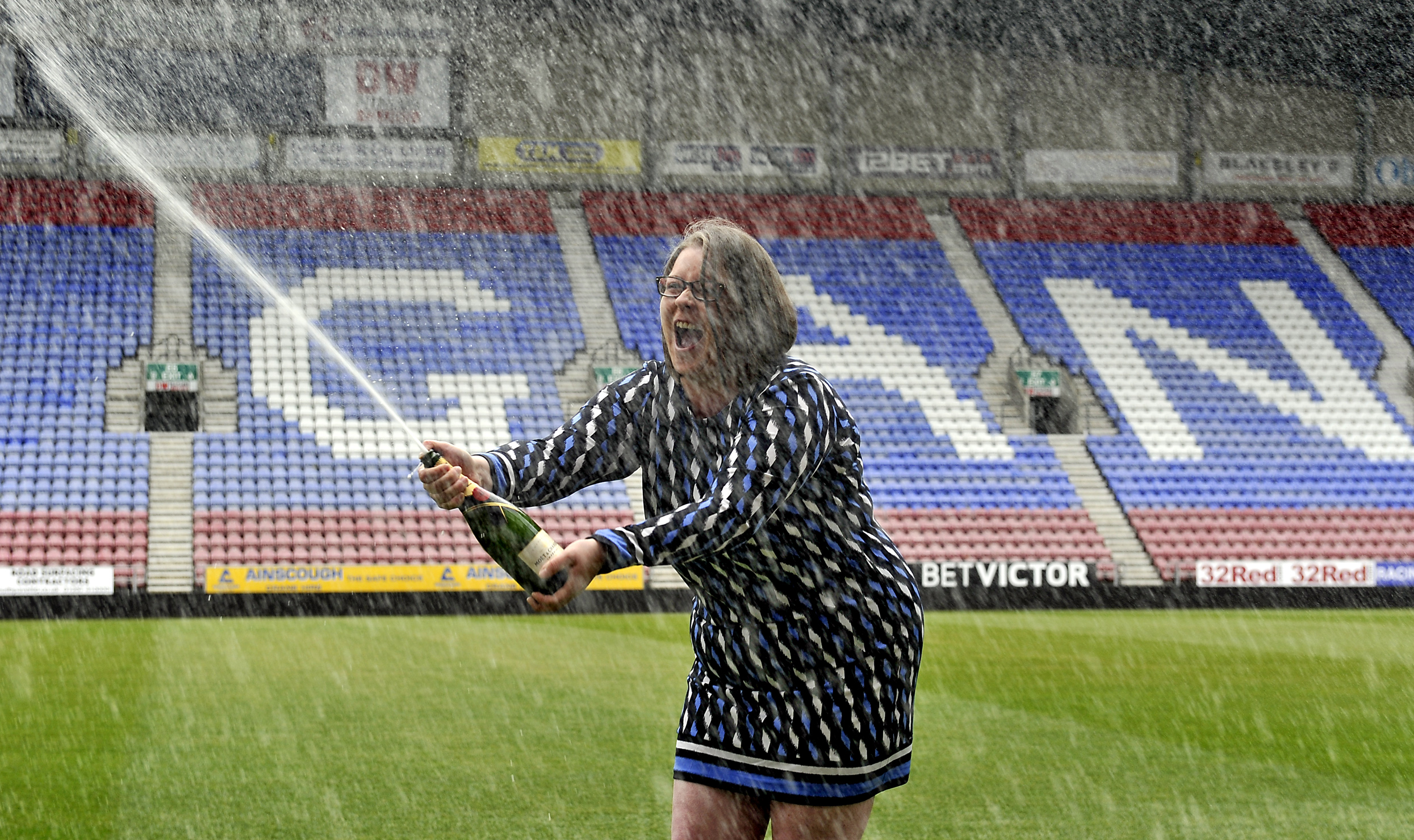 Ruth Breen after winning £1m on EuroMillions in 2014 (National Lottery/PA)