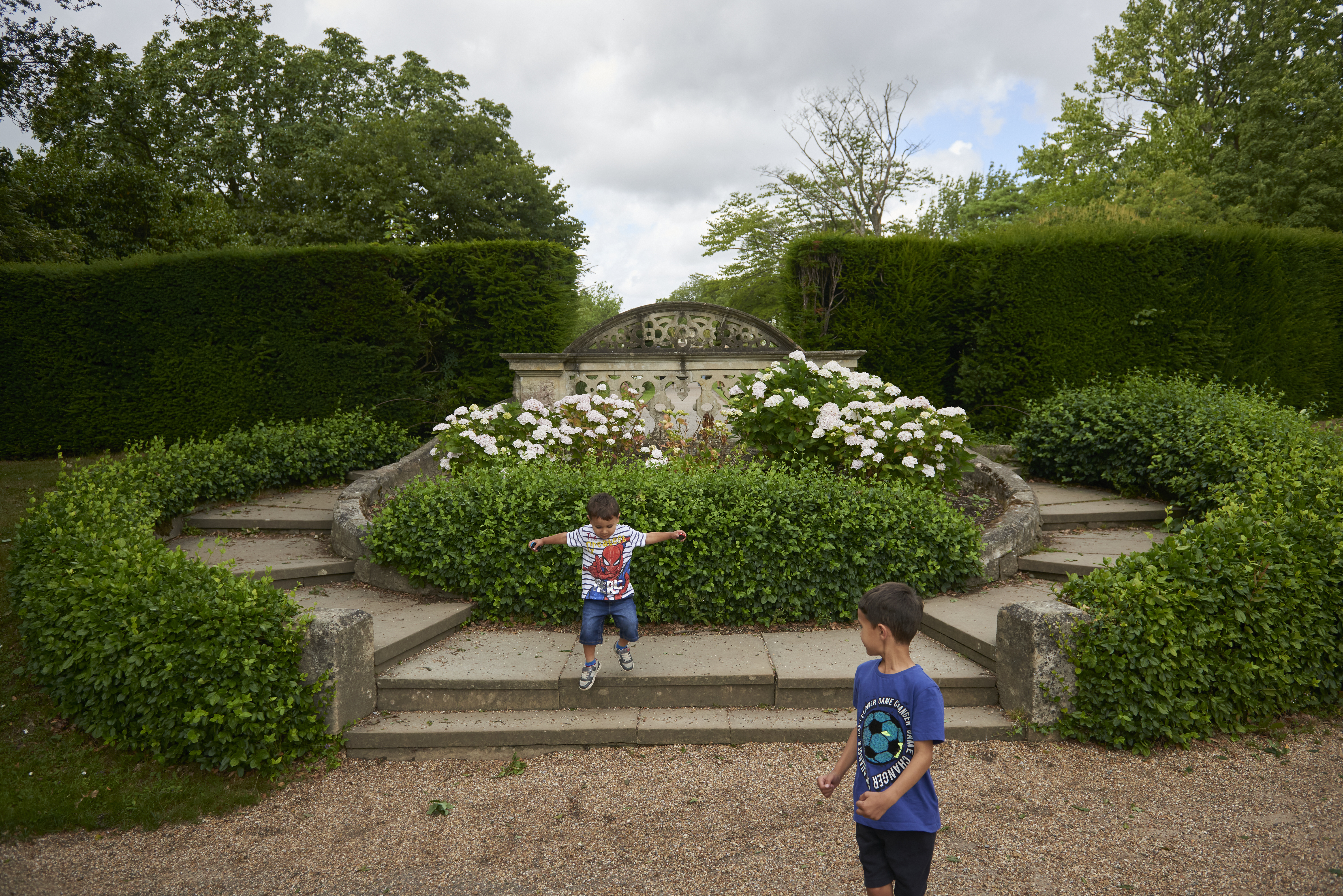 Children playing at Nymans West Sussex (Trevor Ray Hart/National Trust Images/PA)